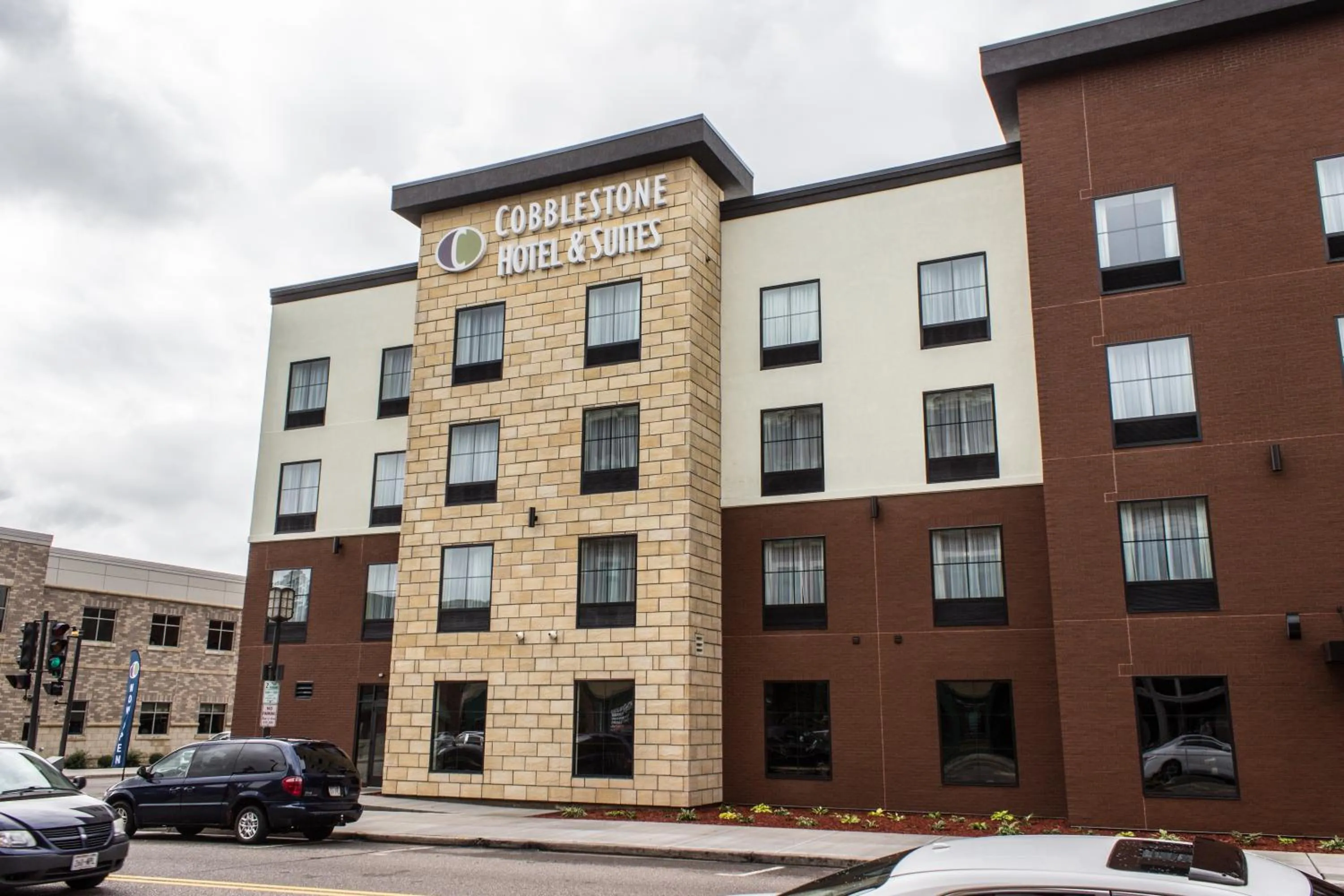 Property building in Cobblestone Hotel & Suites - Chippewa Falls