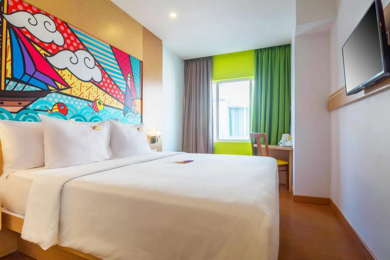 Bedroom, Bed in MaxOneHotels at Resort Makassar