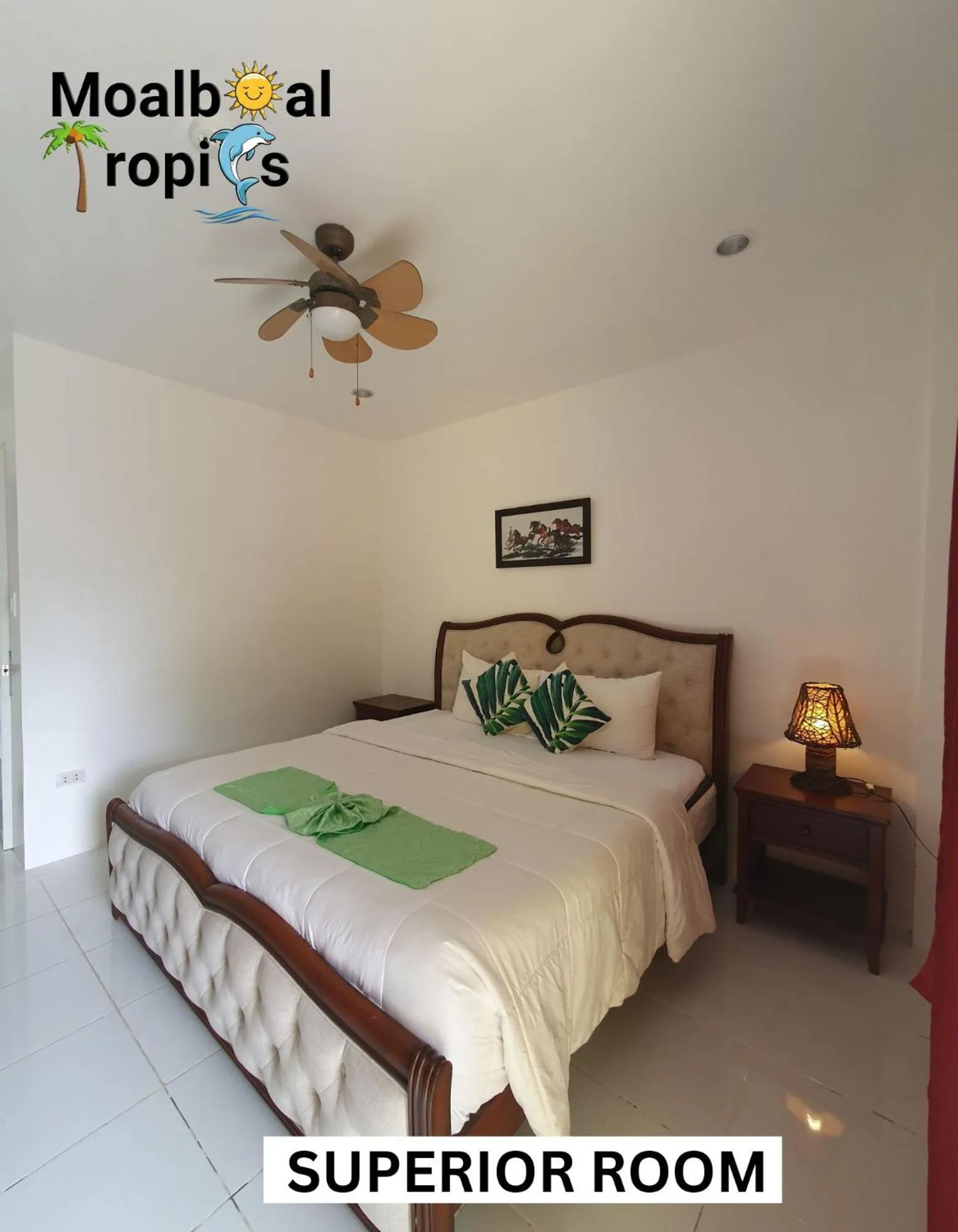 Bedroom, Bed in Moalboal Tropics