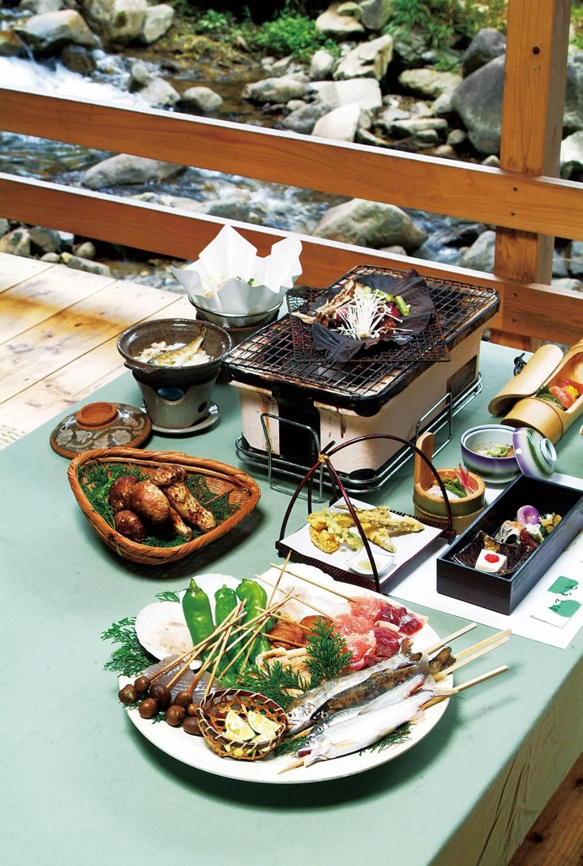 Food close-up in Irori Houraku