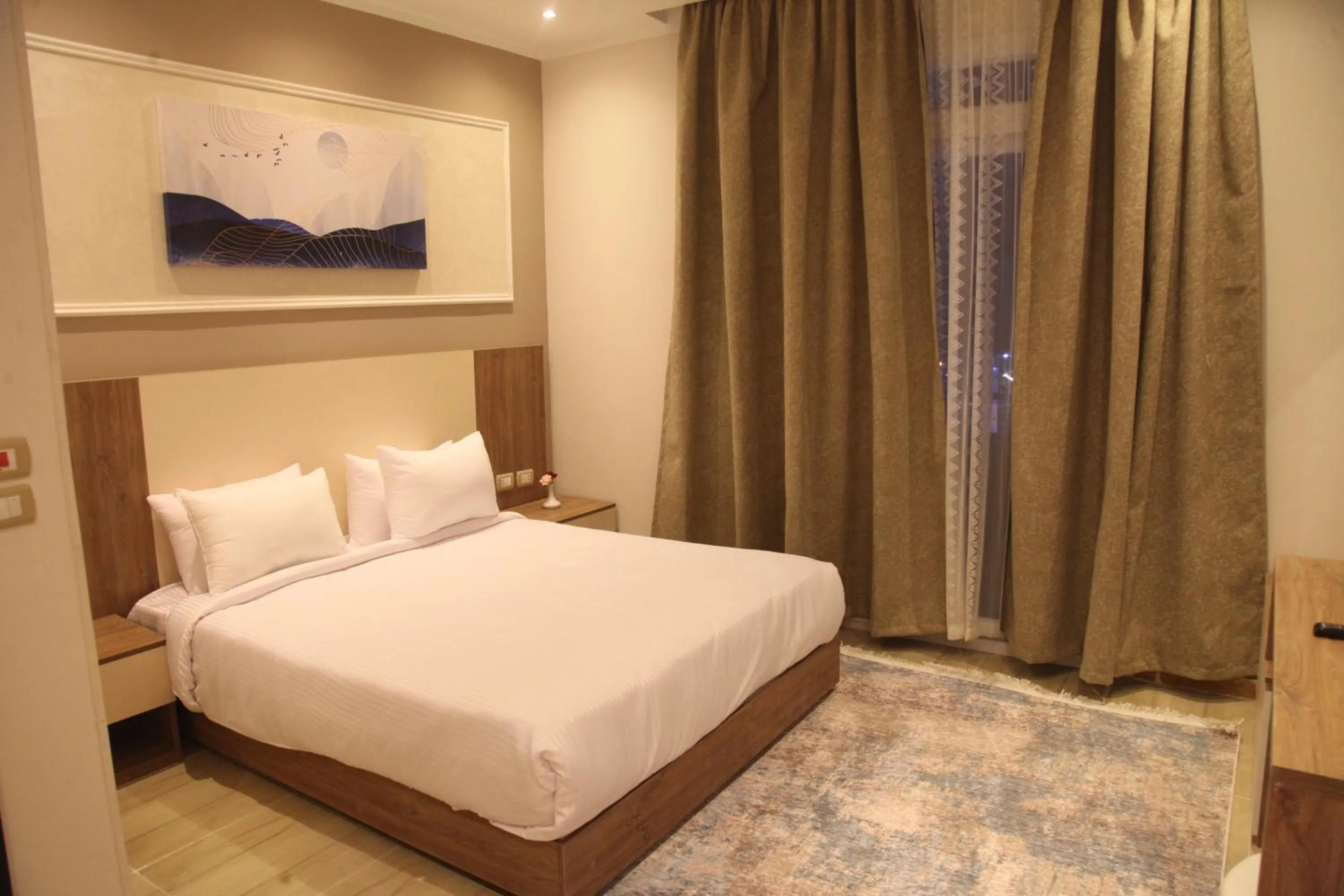 Bed in Jewel Assiut Hotel