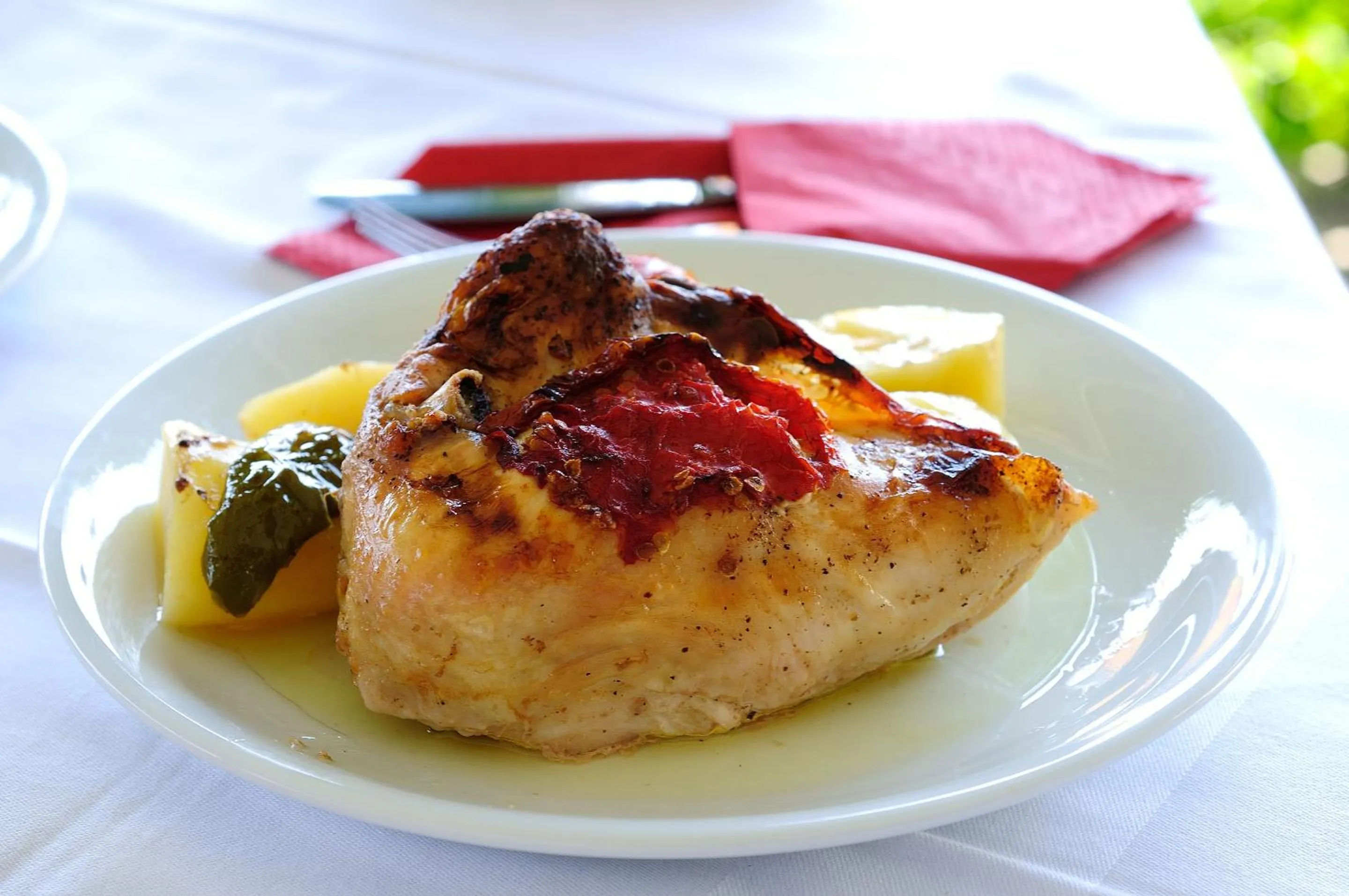 Food close-up in Pharos Rooms