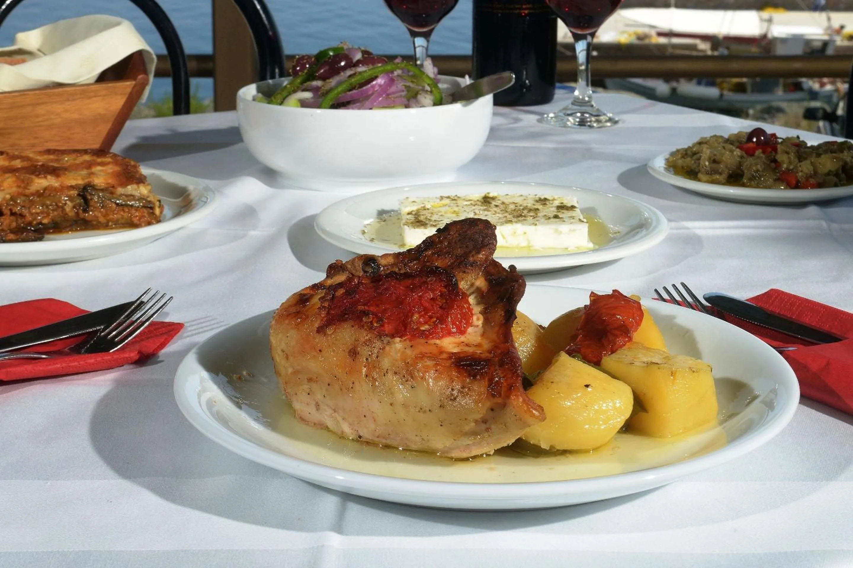 Food close-up in Pharos Rooms