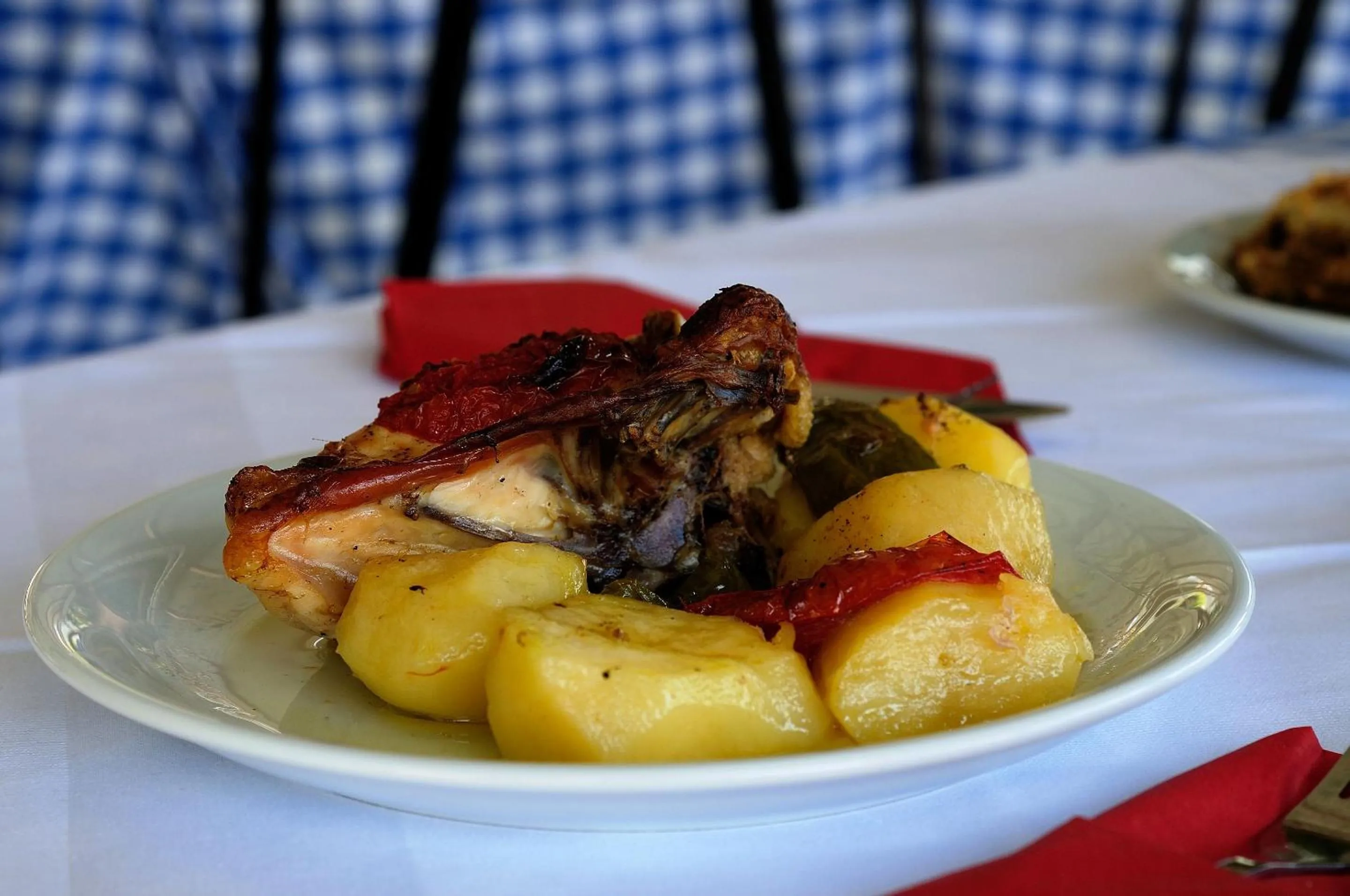 Food close-up in Pharos Rooms