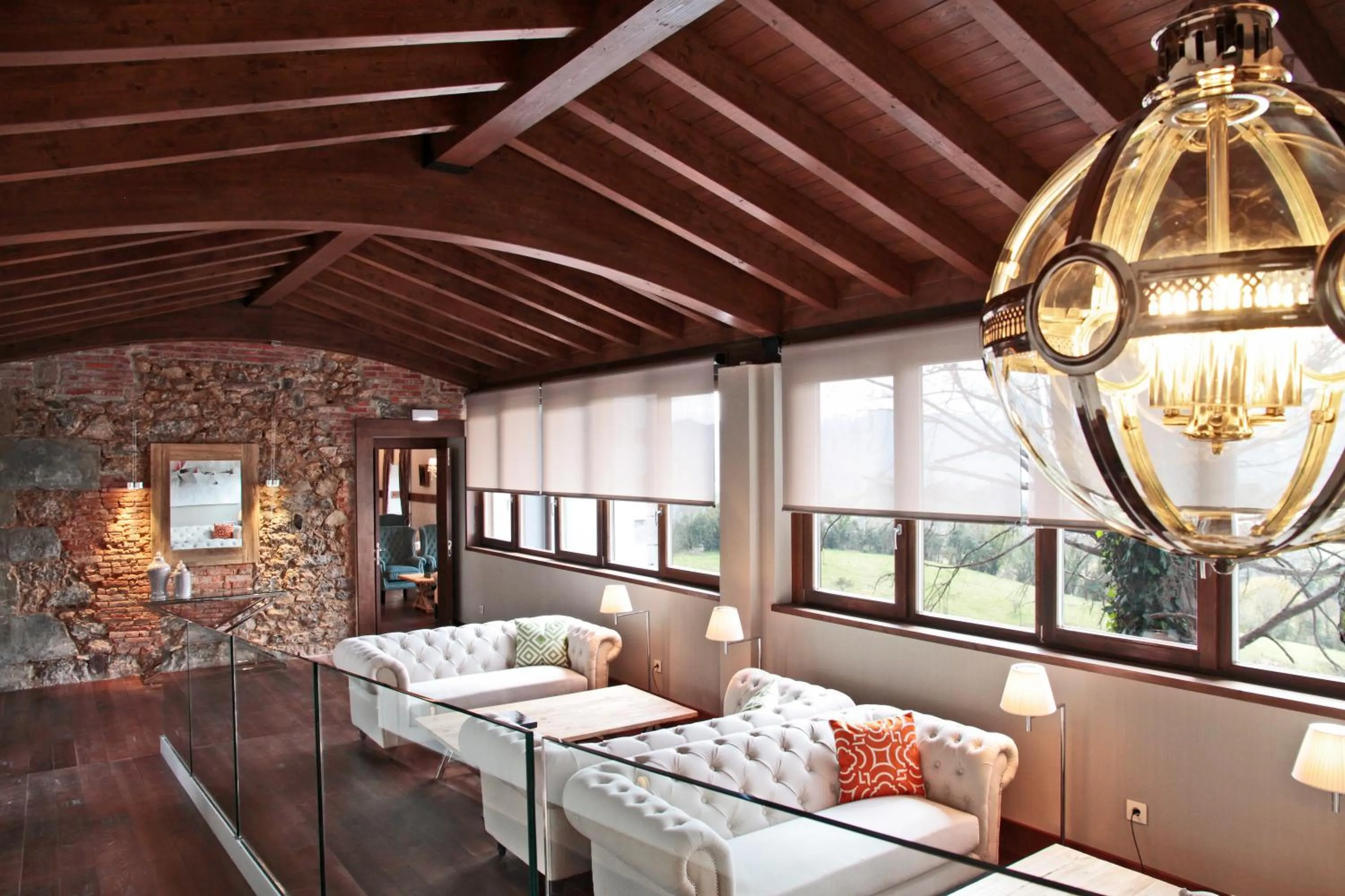 Living room in Puebloastur Eco Resort Hotel & Spa Gran Lujo