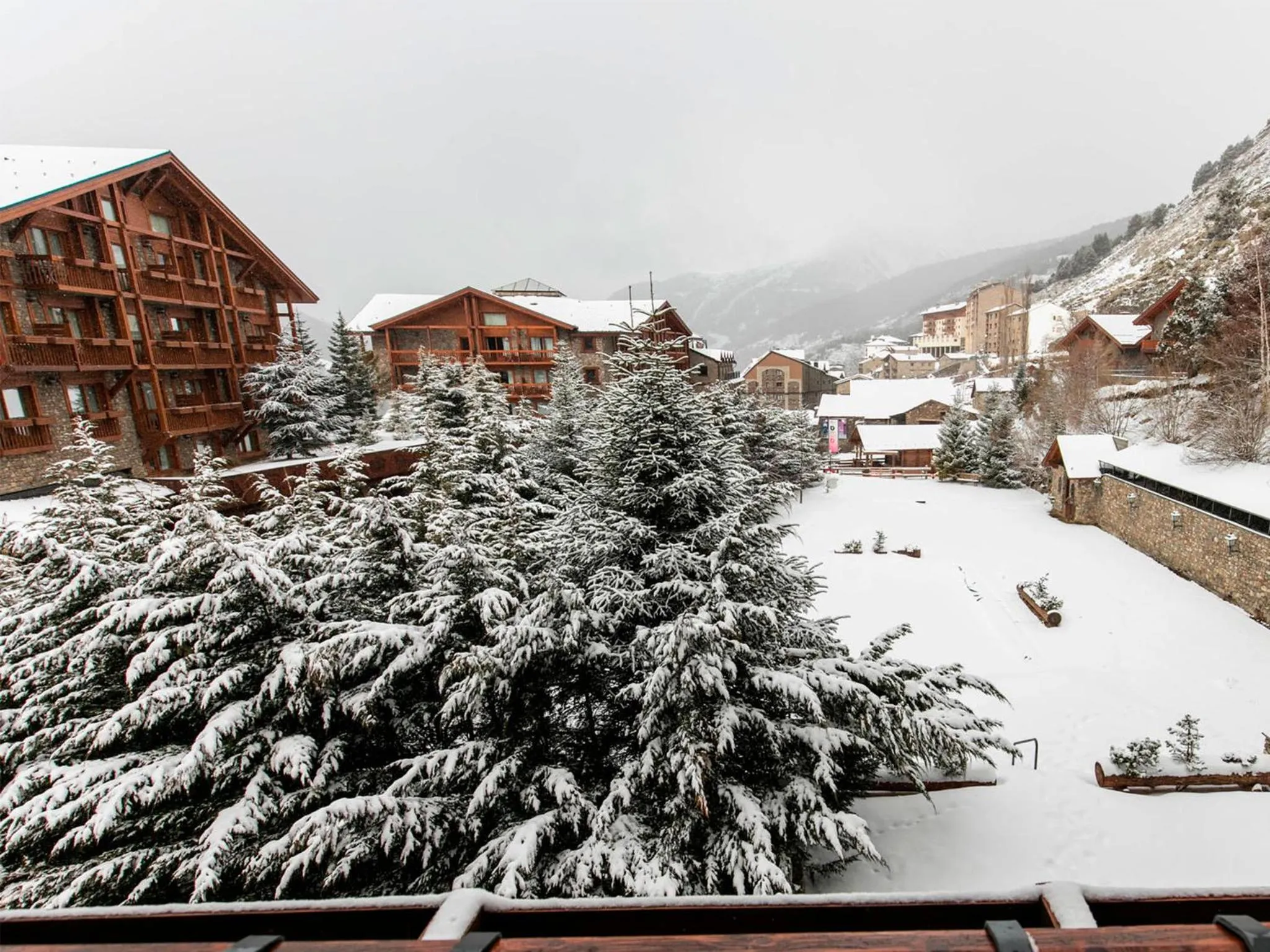 Garden view in Sport Hotel