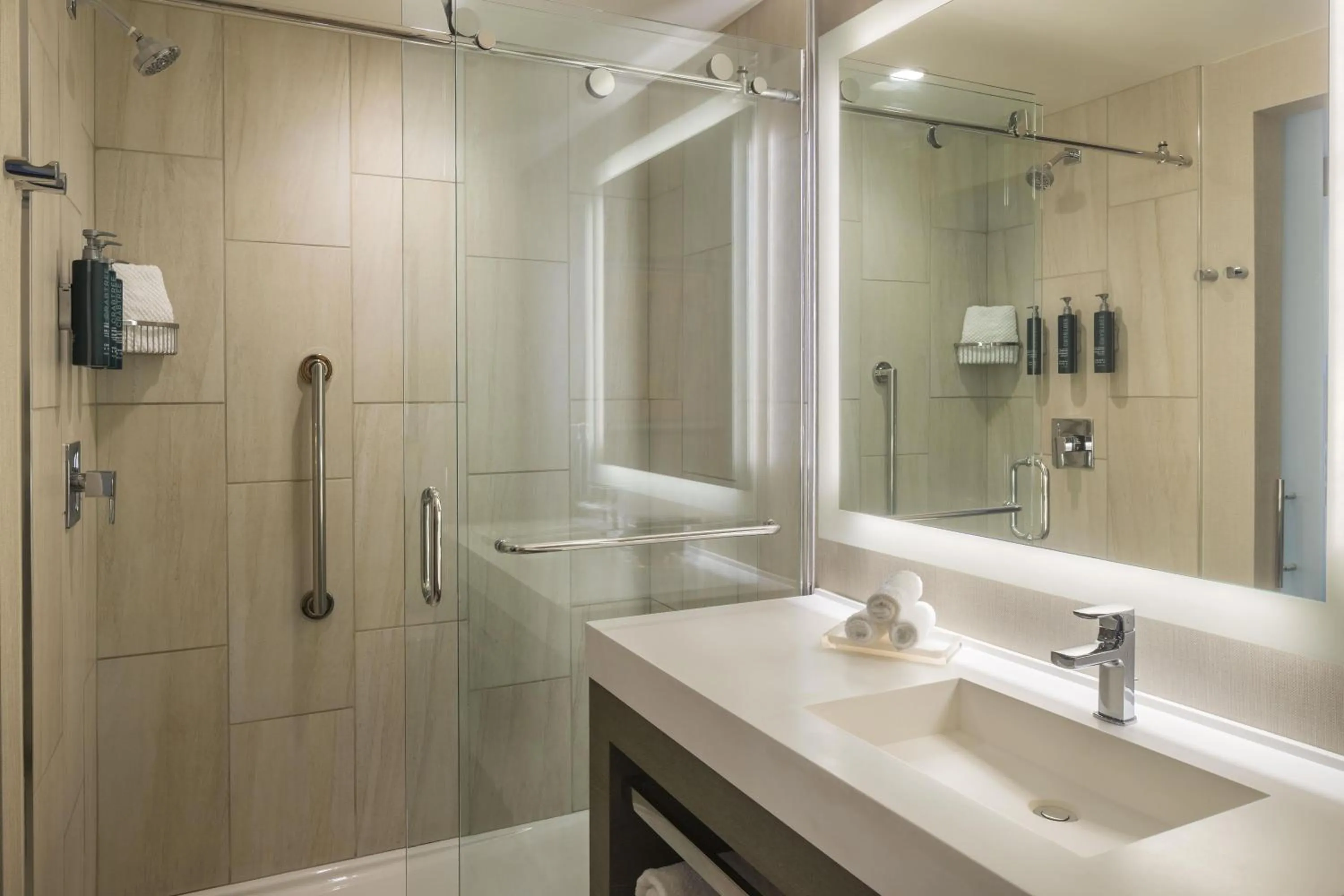 Bathroom in Hilton Cleveland Downtown