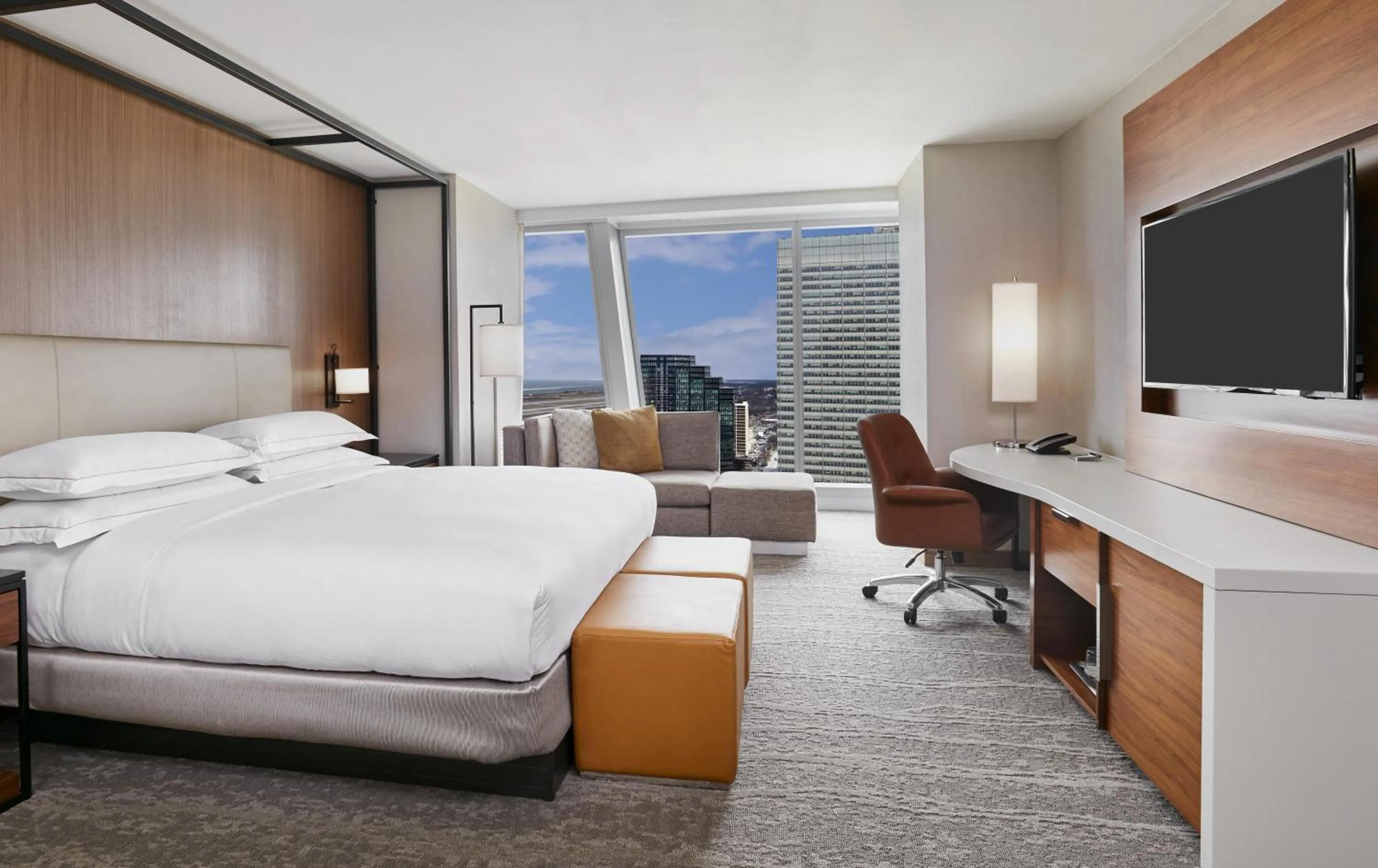 Bedroom, Bed in Hilton Cleveland Downtown