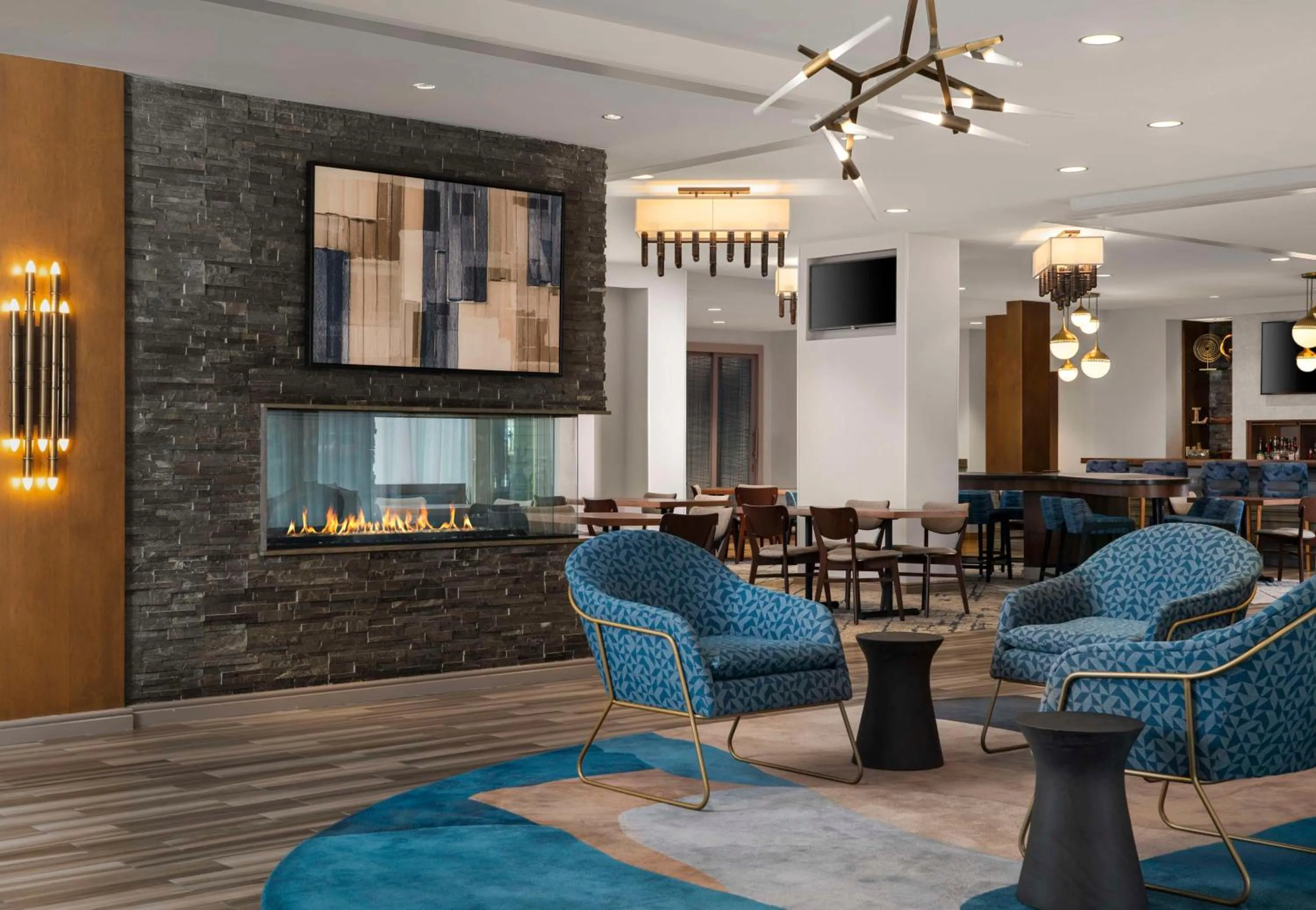Lobby or reception in Homewood Suites by Hilton Boston Brookline-Longwood Medical