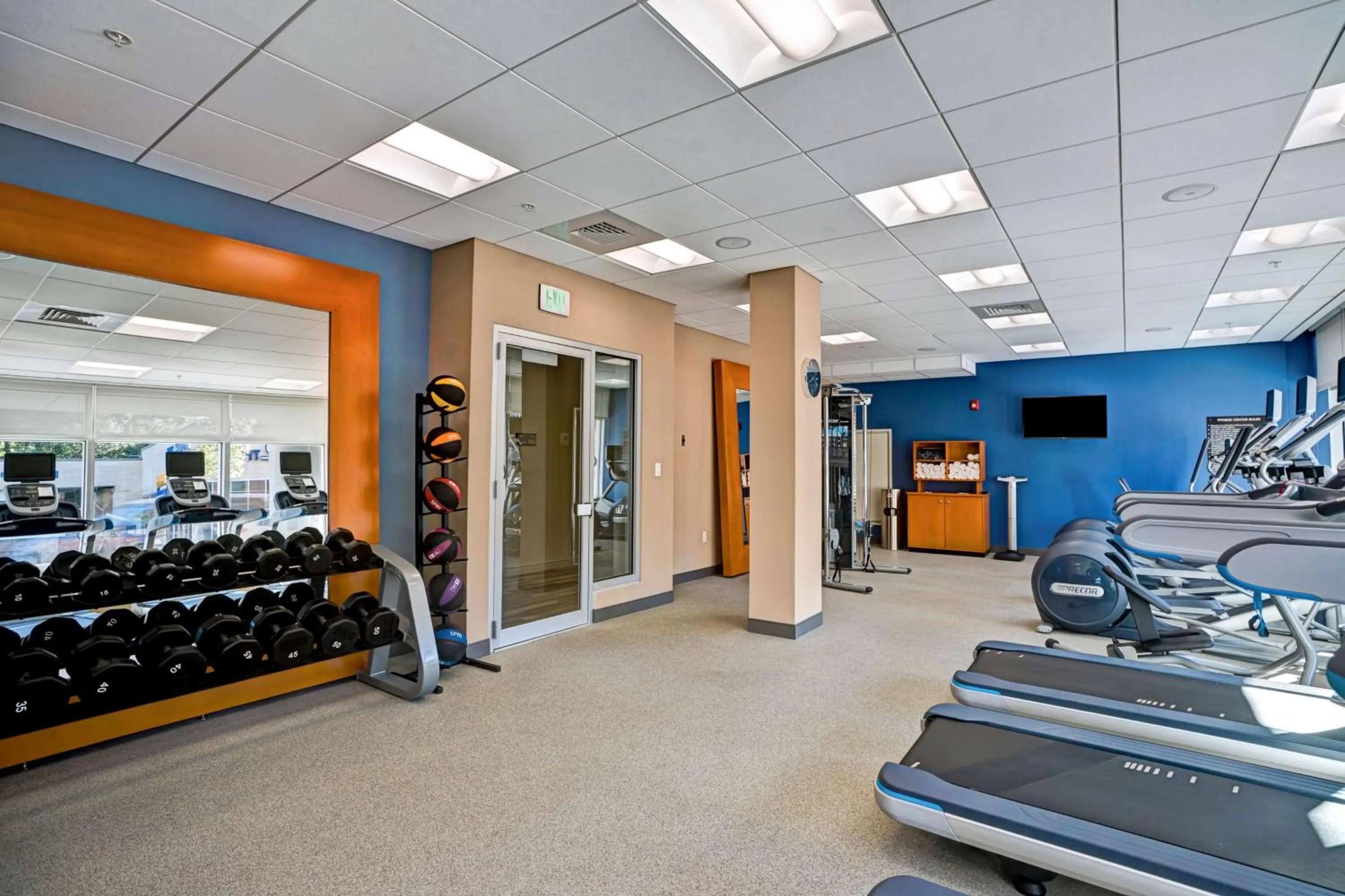 Fitness centre/facilities in Homewood Suites by Hilton Boston Brookline-Longwood Medical