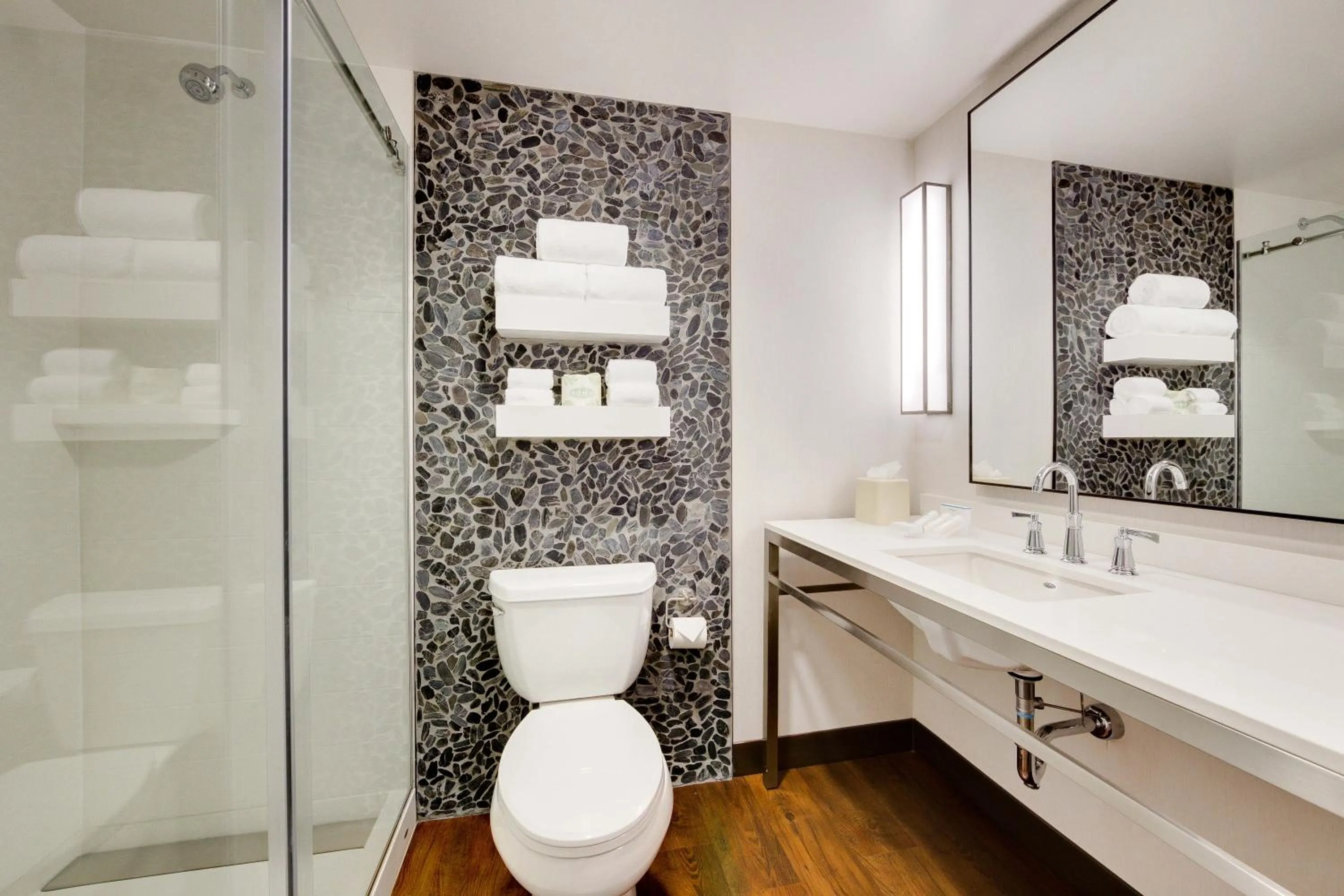 Shower in Hilton Garden Inn North Houston Spring