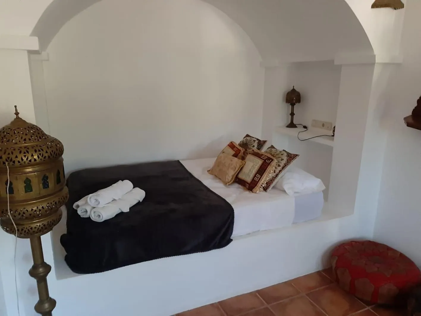 Bed in Hotel Rural La Marmita de Ahlam