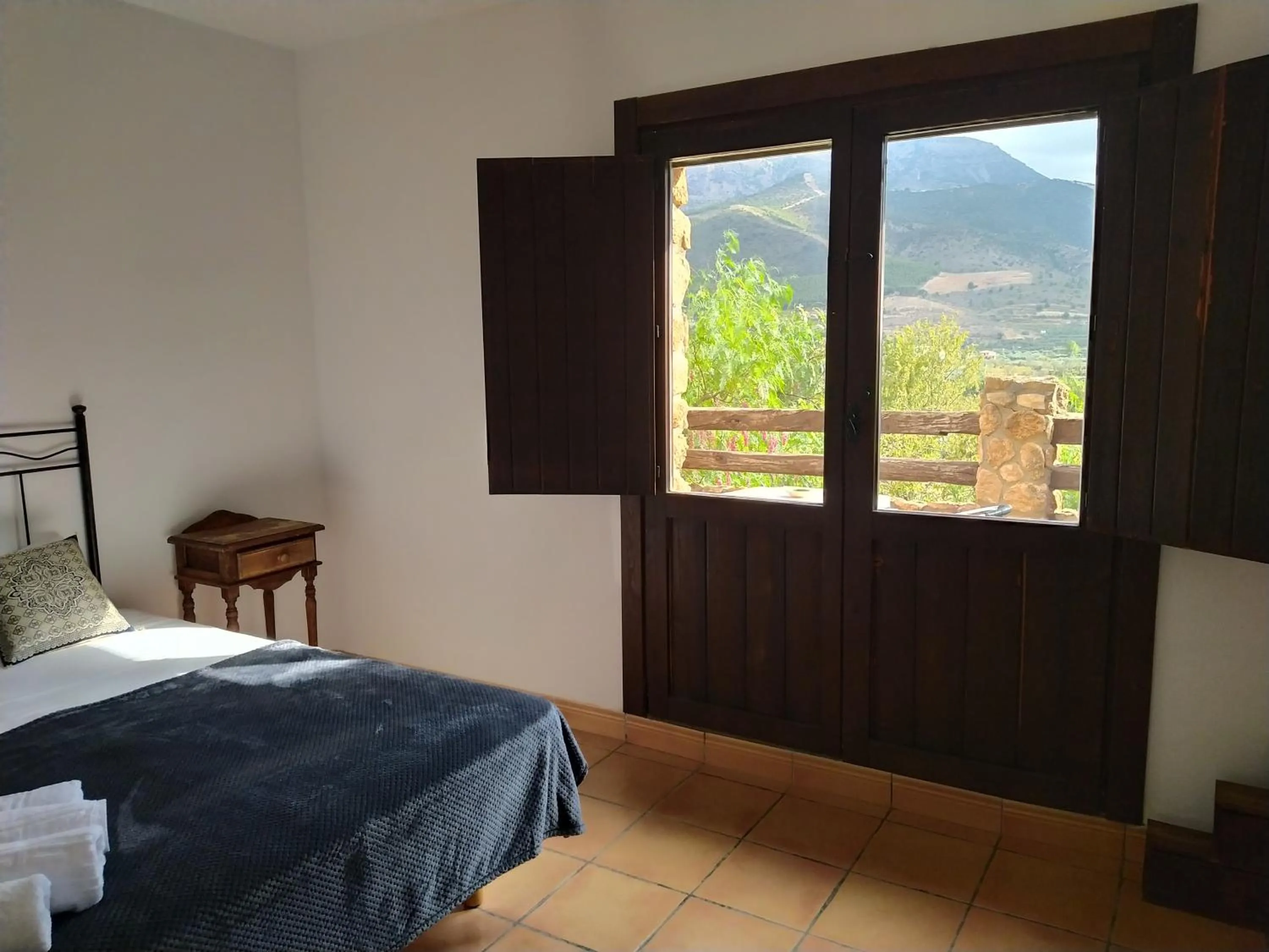 Bed in Hotel Rural La Marmita de Ahlam