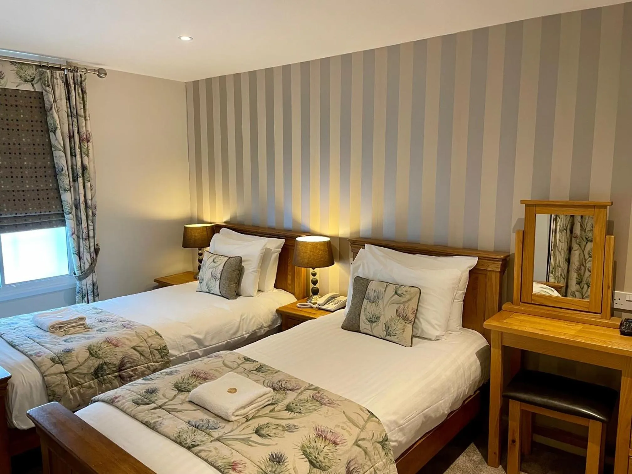 Bed in Glen Clova Hotel & Luxury Lodges