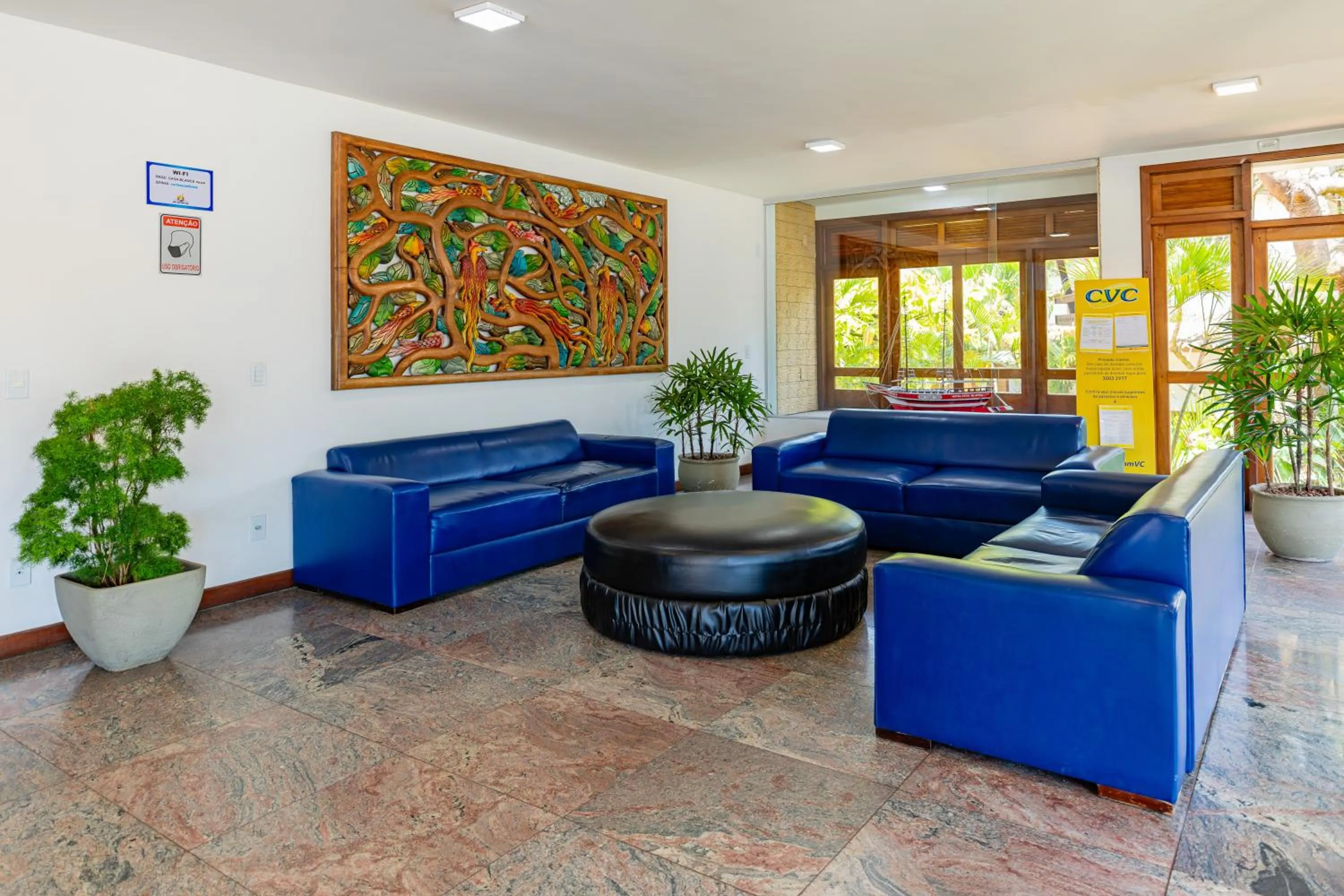 Seating area in Casa Blanca Park Hotel