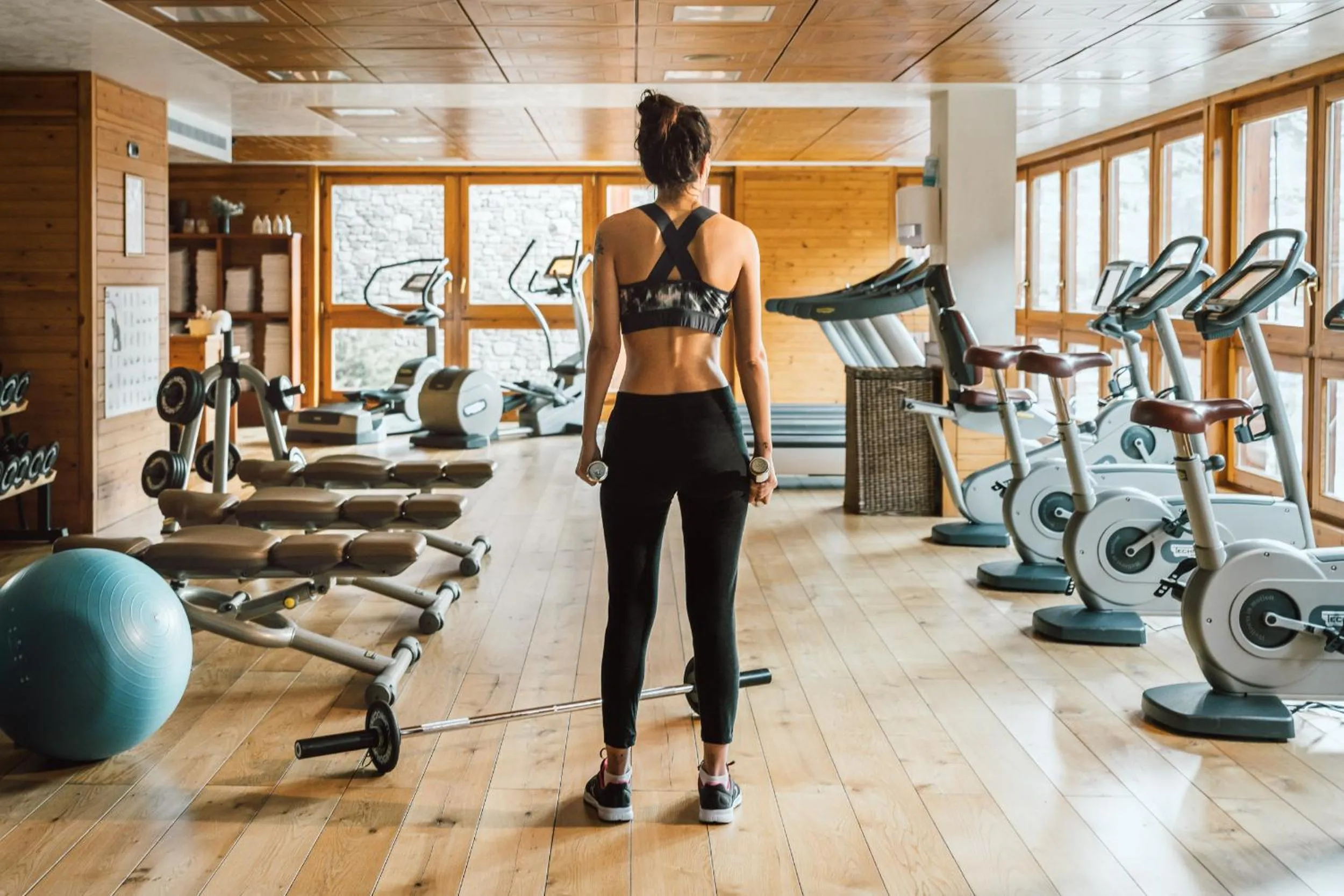 Fitness centre/facilities in Sport Hotel Village