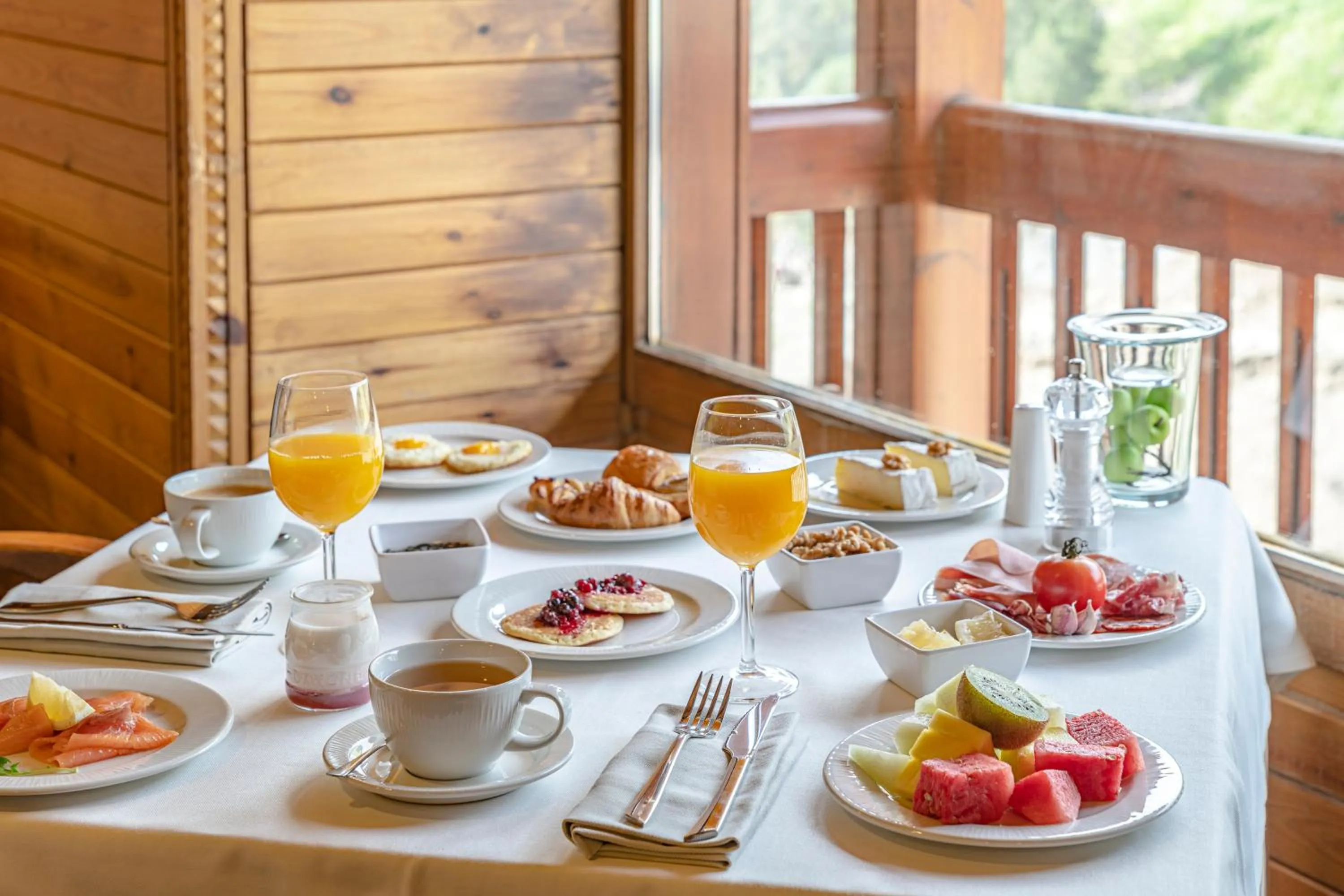 Buffet breakfast in Sport Hotel Village