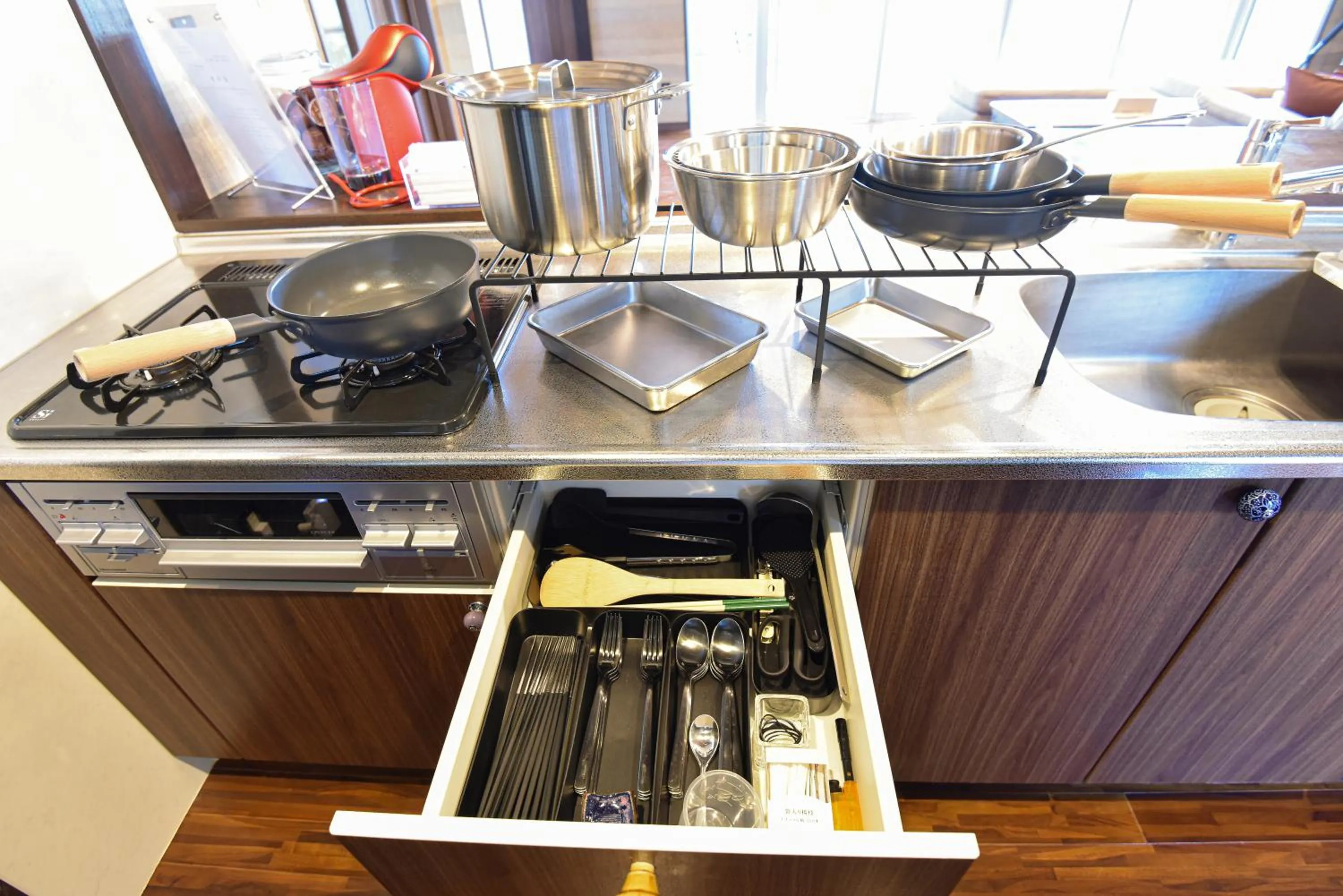 kitchen in Seven Residence Music