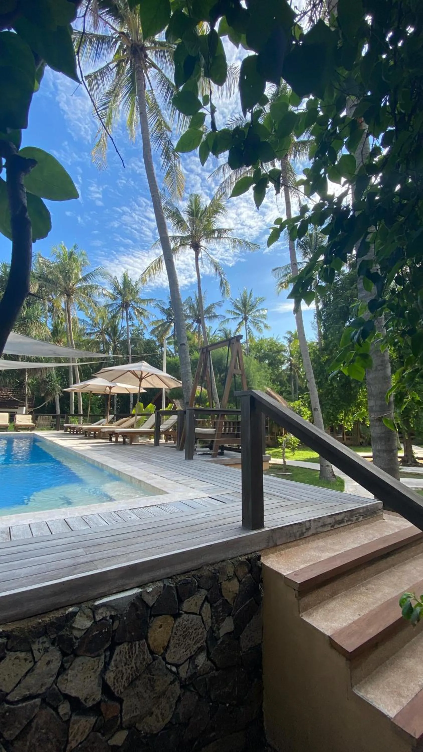Pool view in Vyaana Resort Gili Air