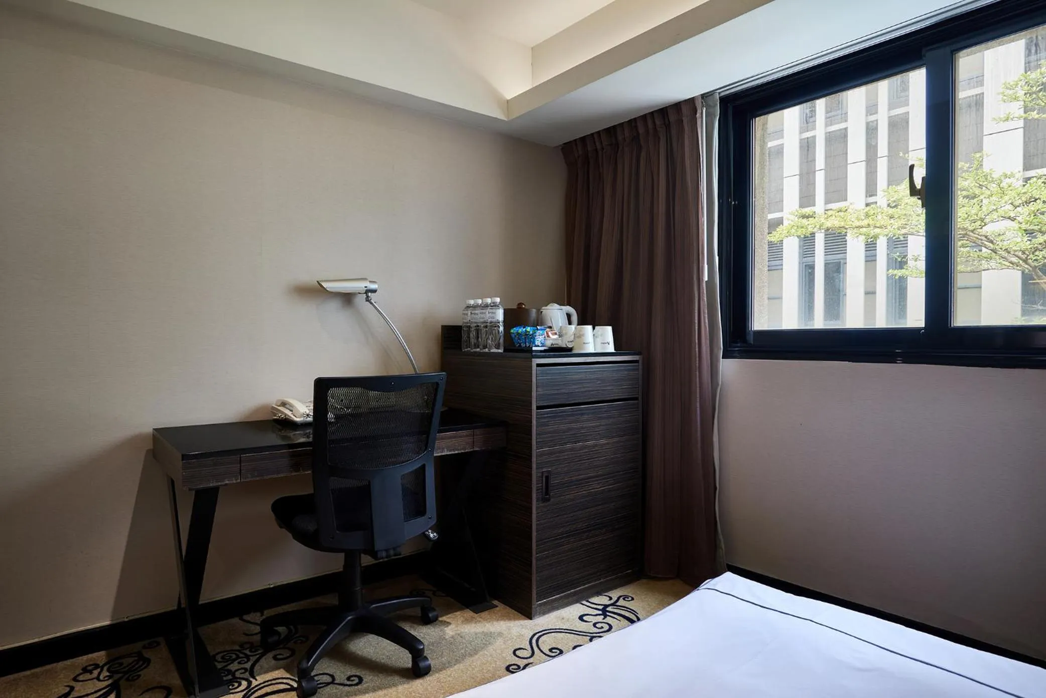 On site, Bed in K Hotel Taipei