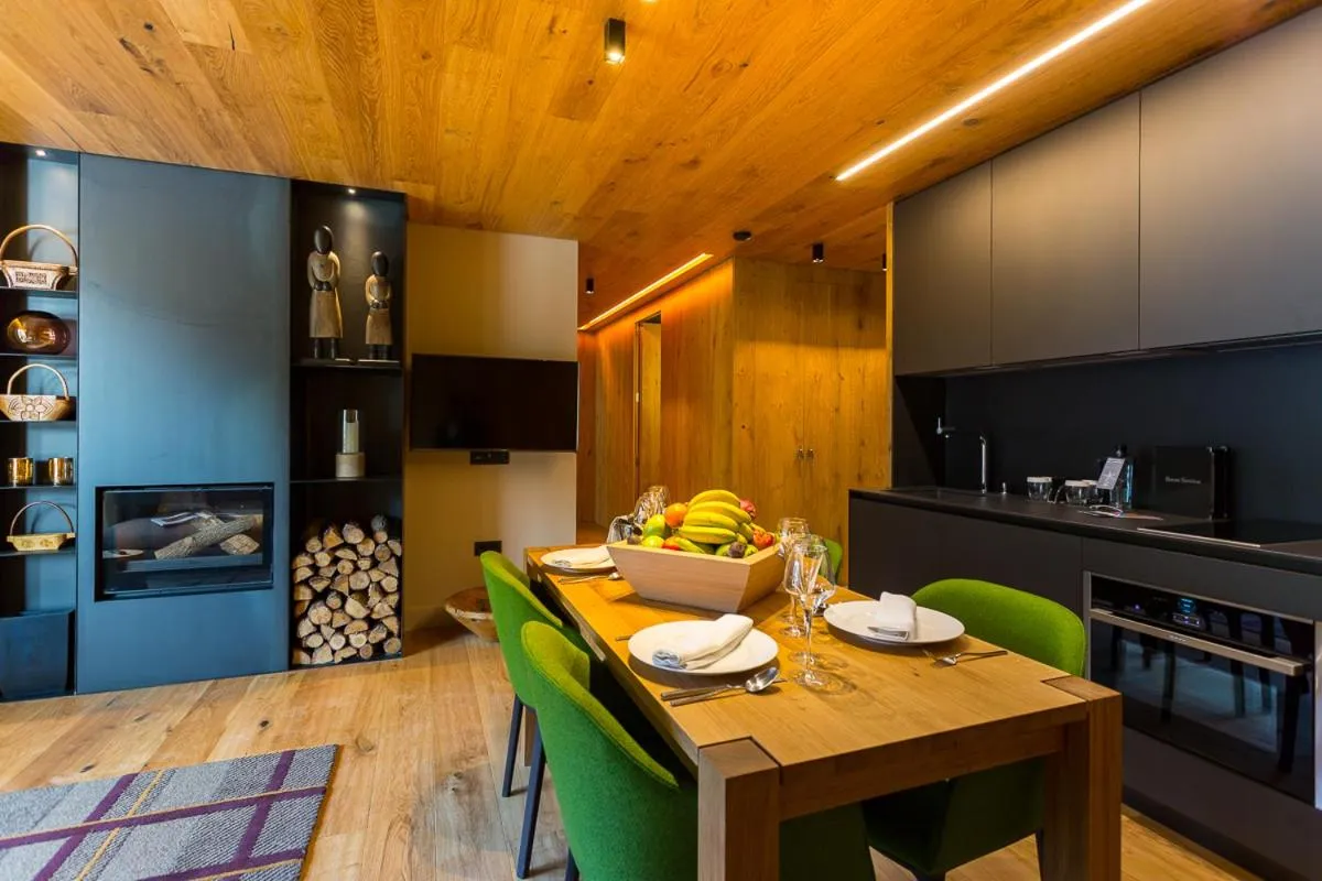 Kitchen or kitchenette in Sport Hotel Hermitage & Spa