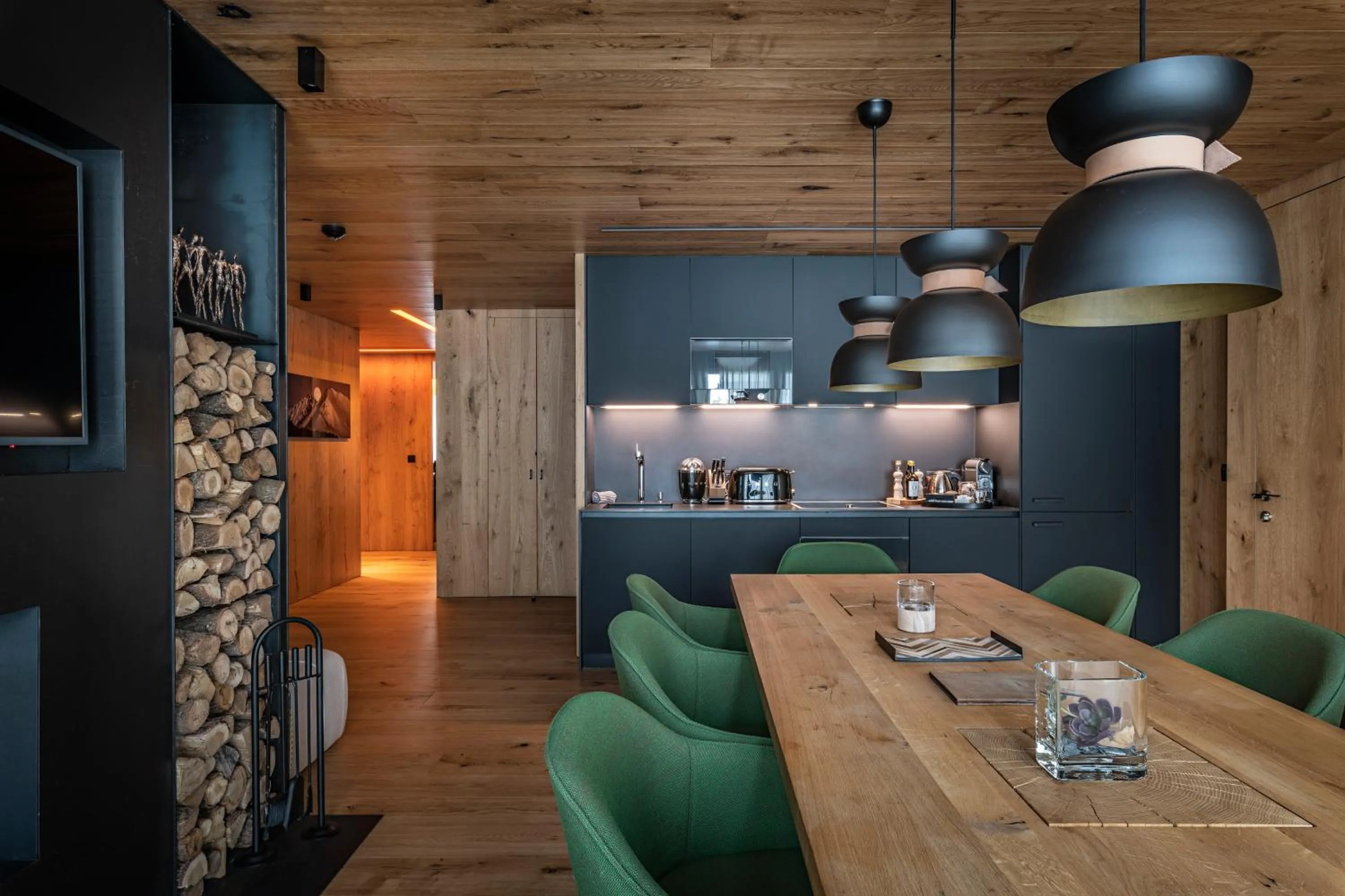 Kitchen or kitchenette in Sport Hotel Hermitage & Spa