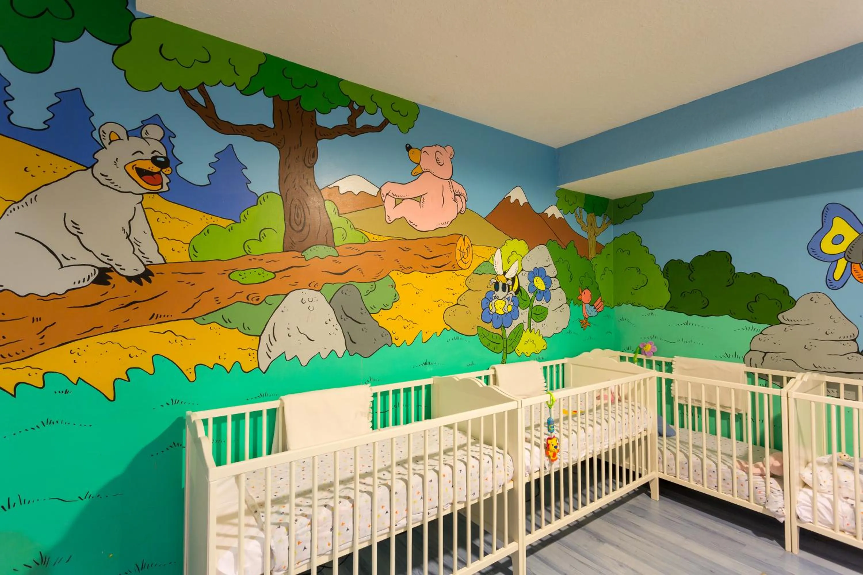 Kids's club, Bed in Sport Hotel Hermitage & Spa