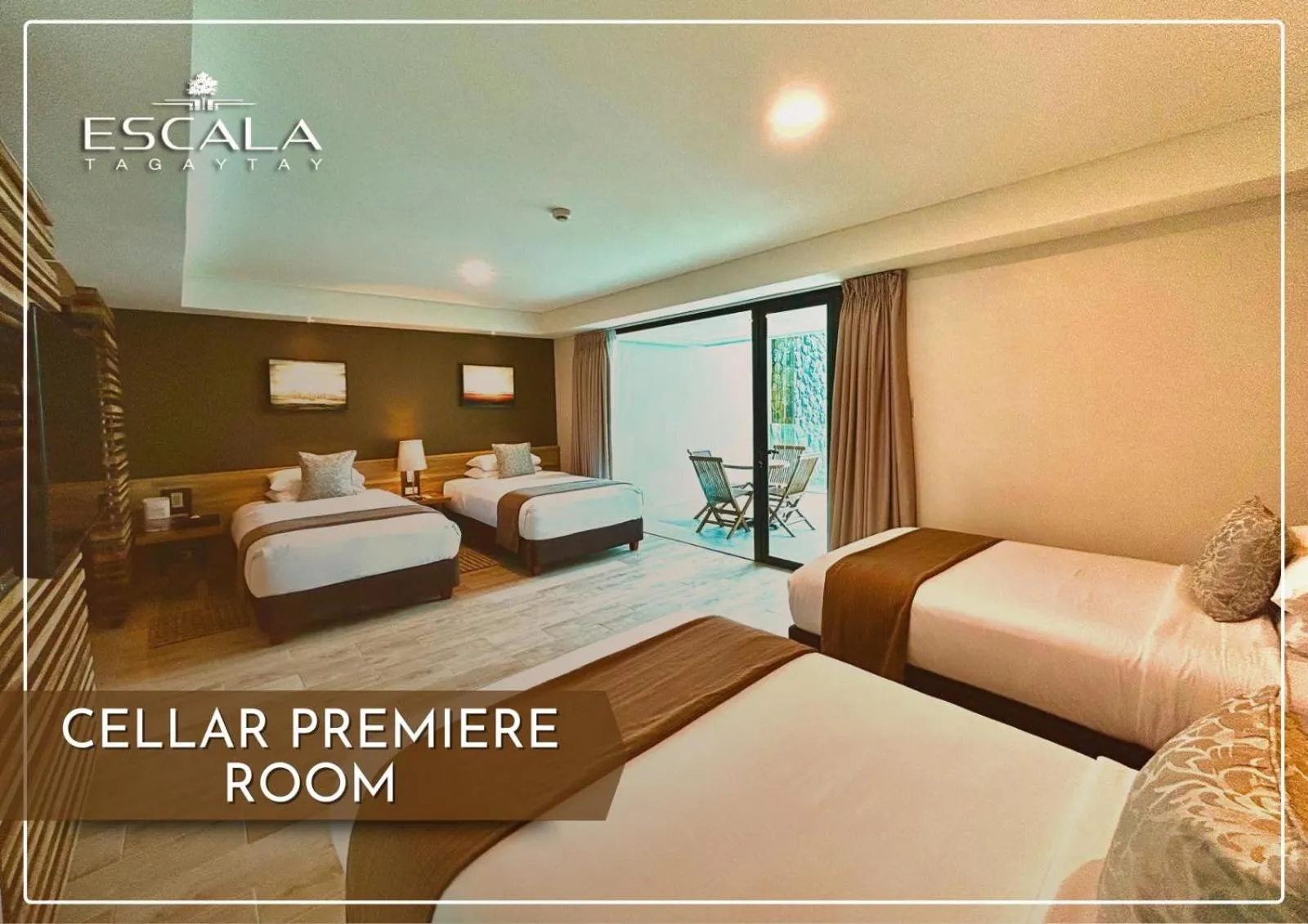 Bed in Escala Tagaytay