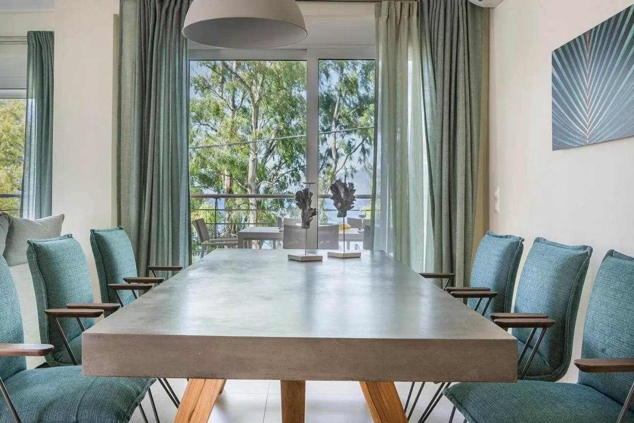 Living room in Meliti Waterfront Suites