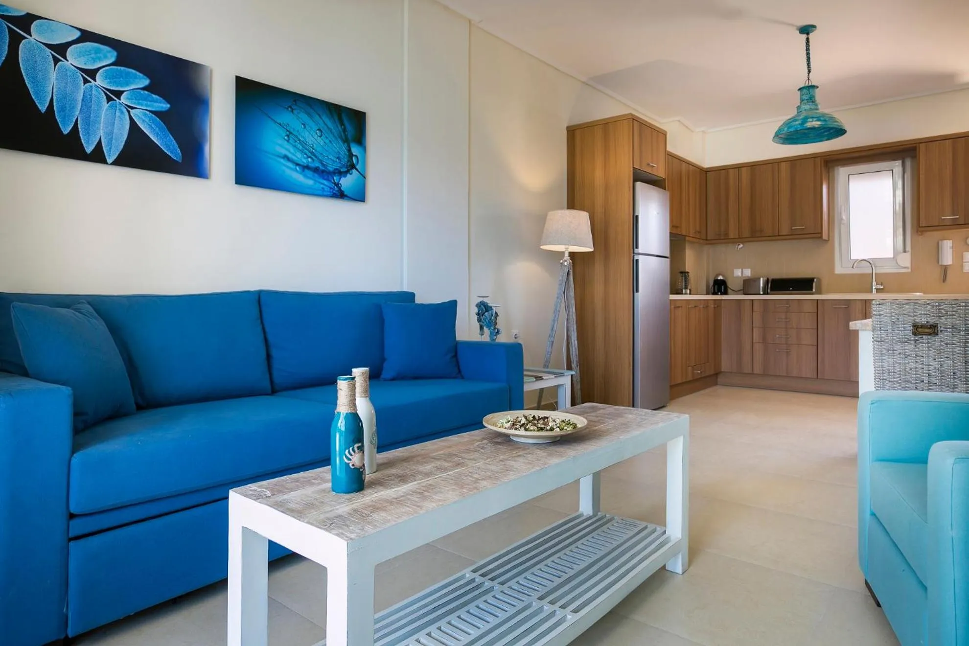 Kitchen or kitchenette in Meliti Waterfront Suites