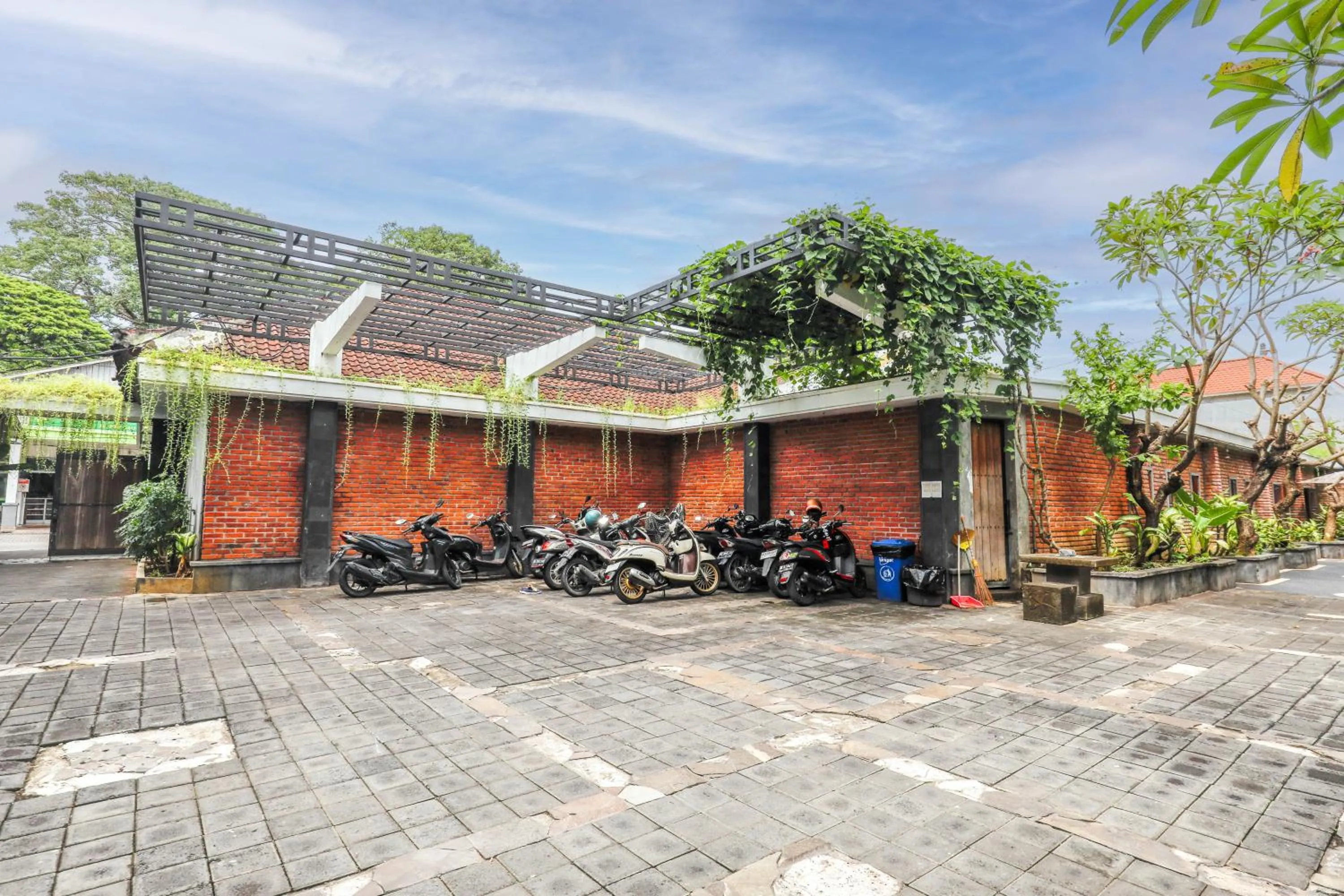 Parking in Puri Bagus Villa by Great Bali Villas