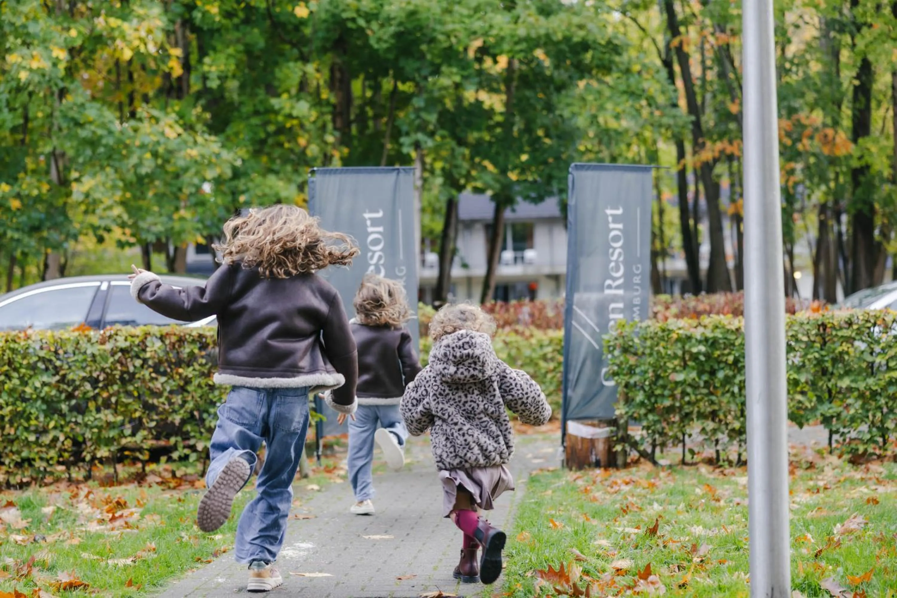 children in Green Resort Limburg