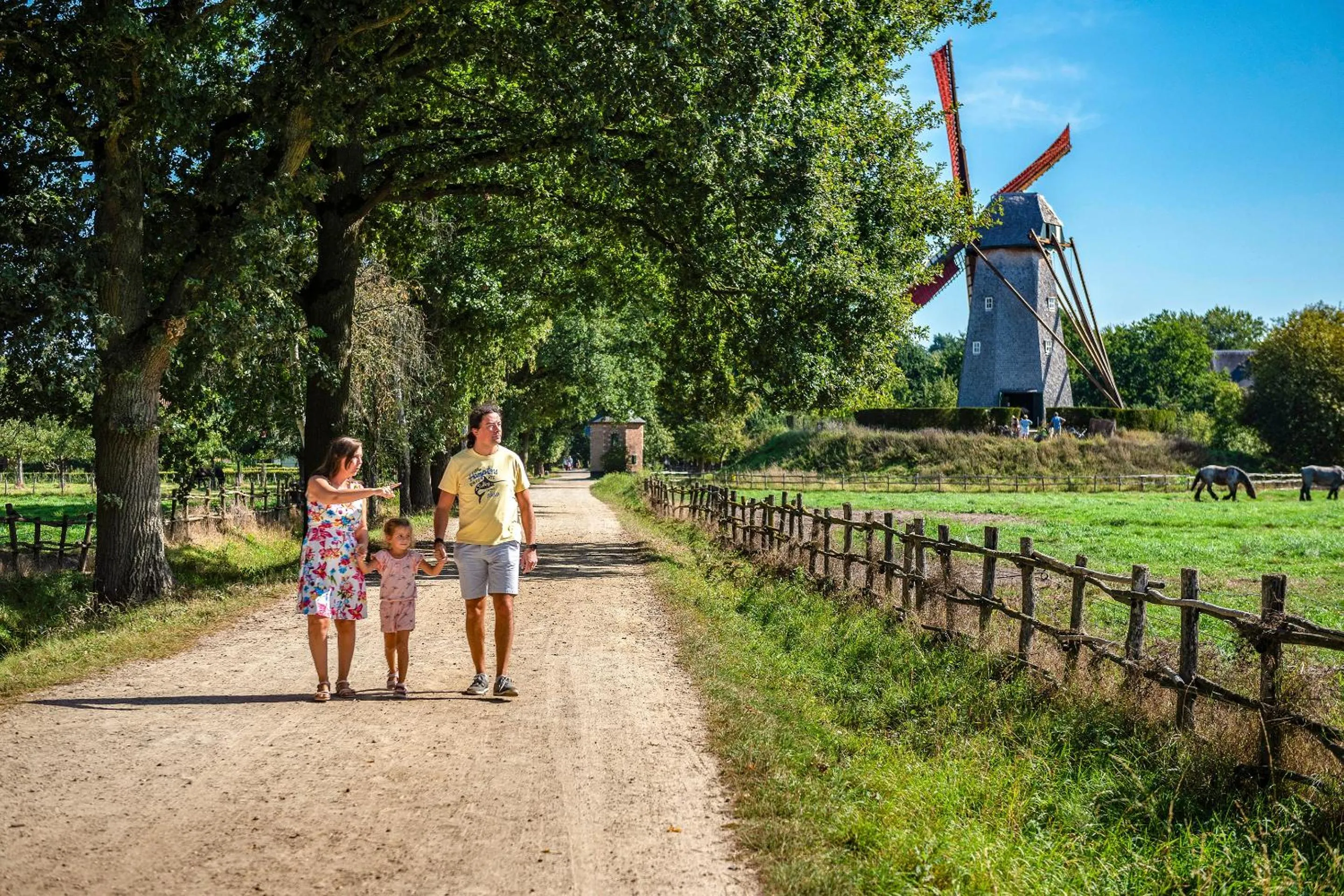 Family in Green Resort Limburg