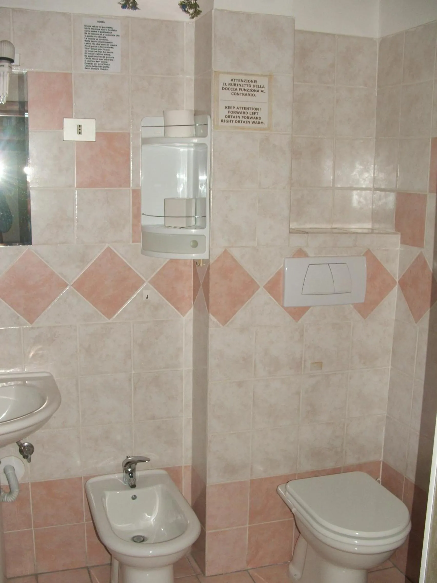 Bathroom in B&B La Cubanina