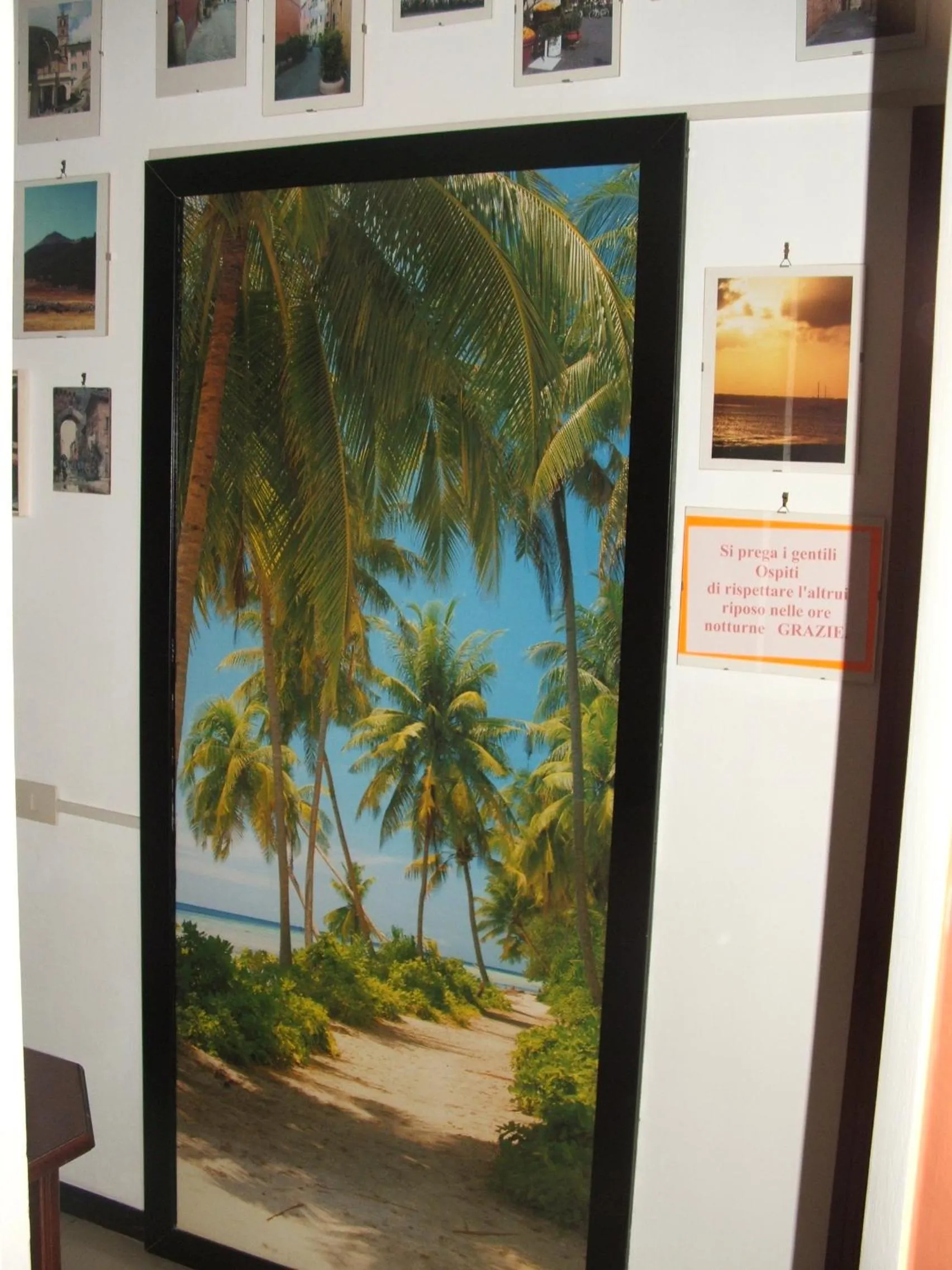 Decorative detail in B&B La Cubanina