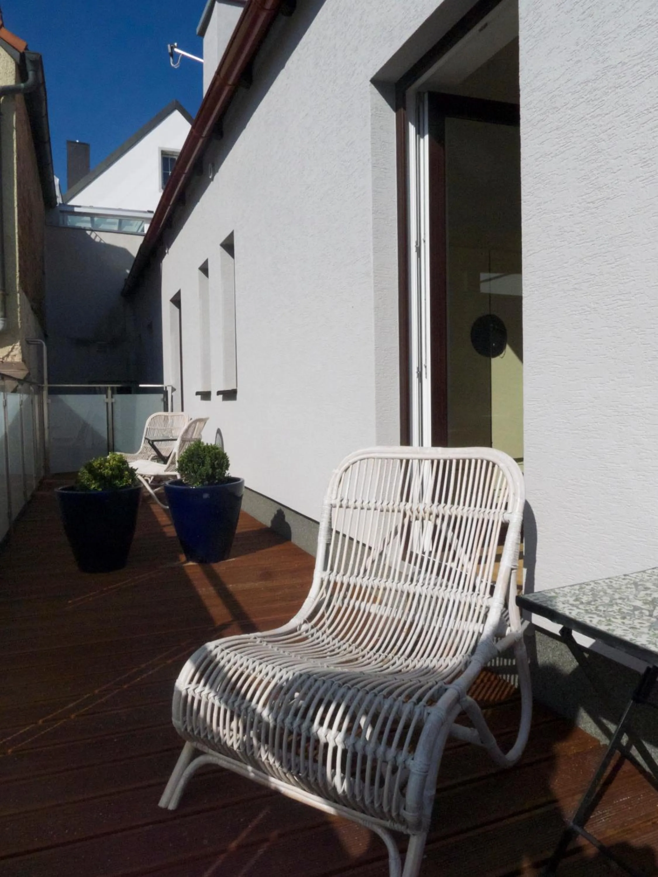 Balcony/Terrace in Boutique Hotel Frieden