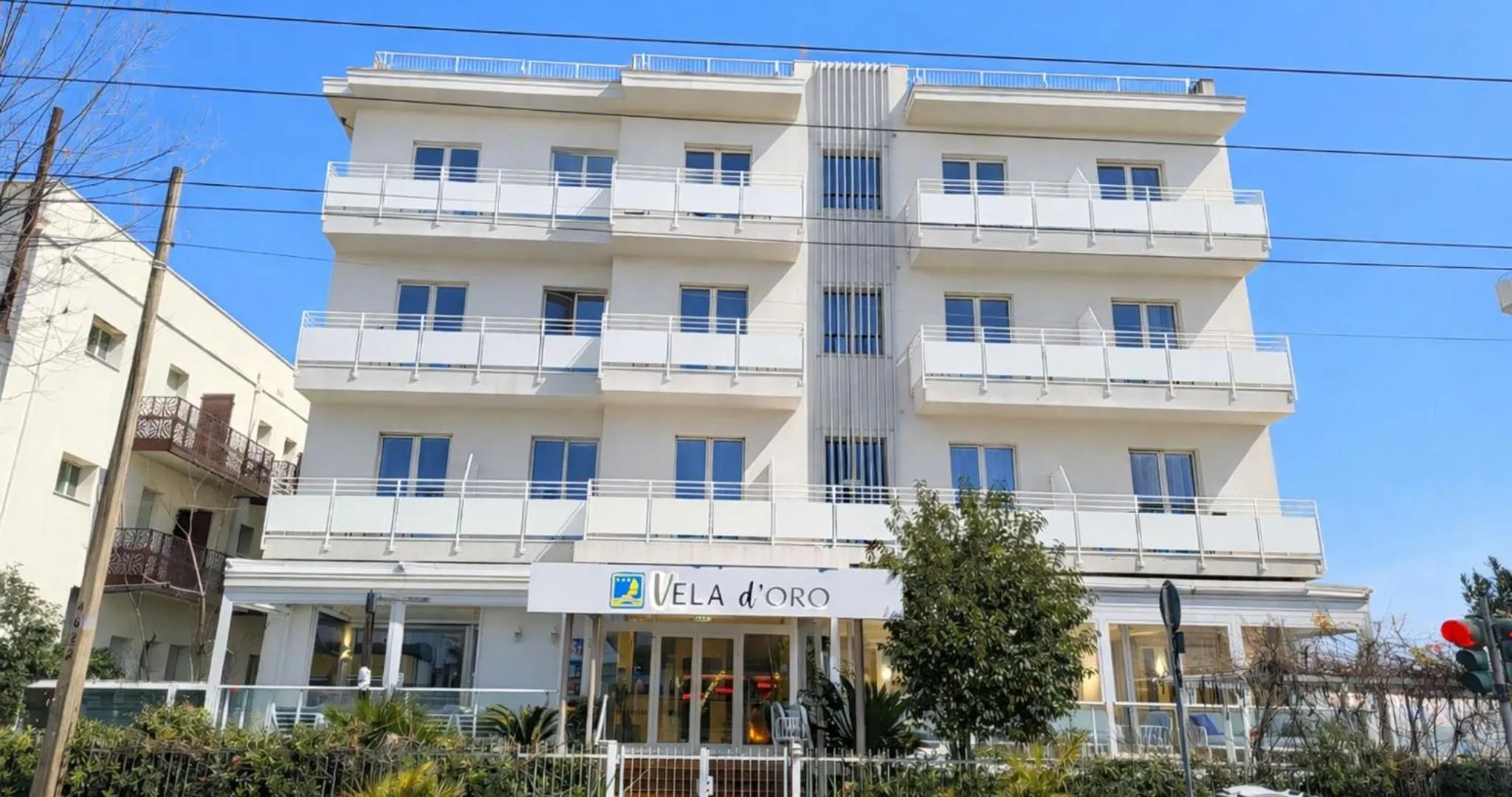 Property building in Hotel Vela d'Oro