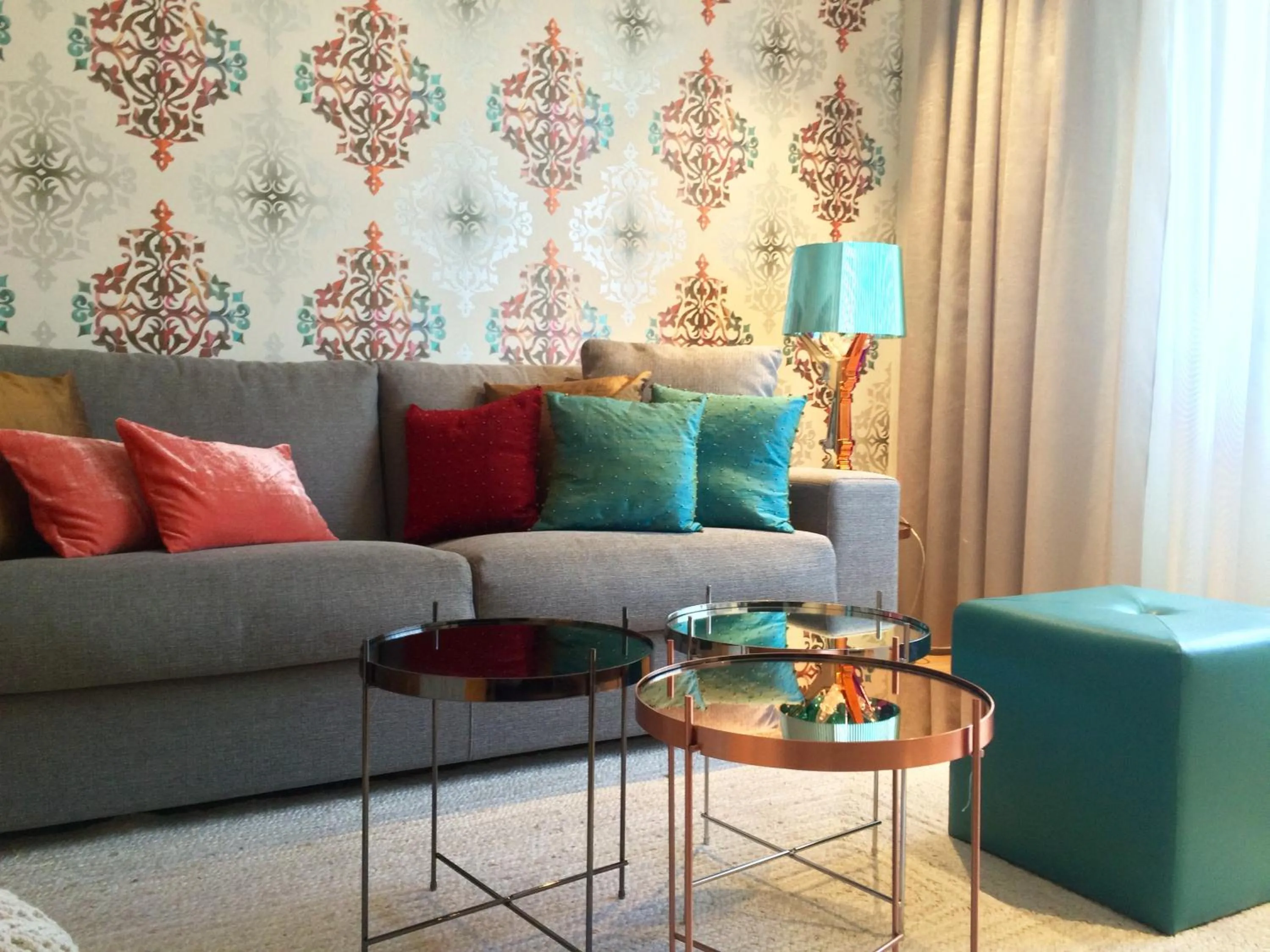 Seating area in Passeig de Gracia Apartment