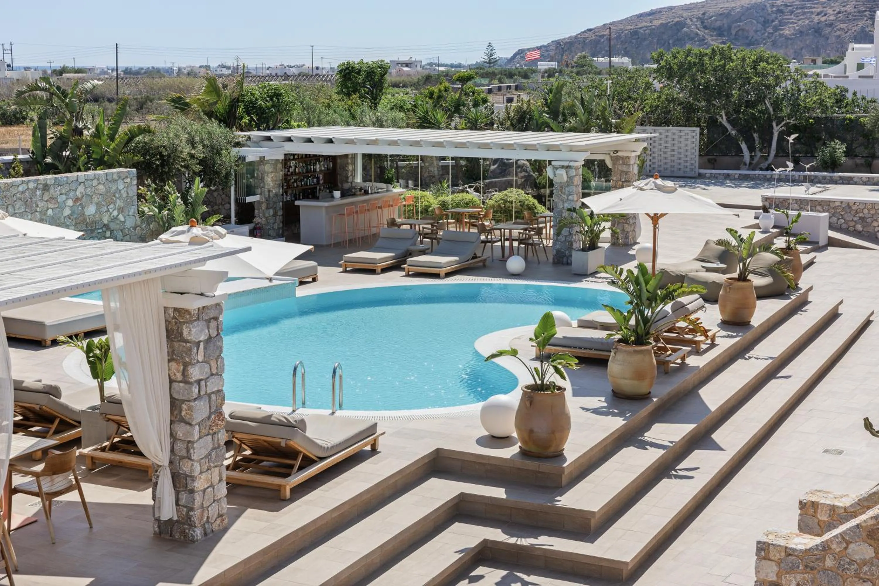 Swimming pool in Orabel Suites Santorini (Adults Only)
