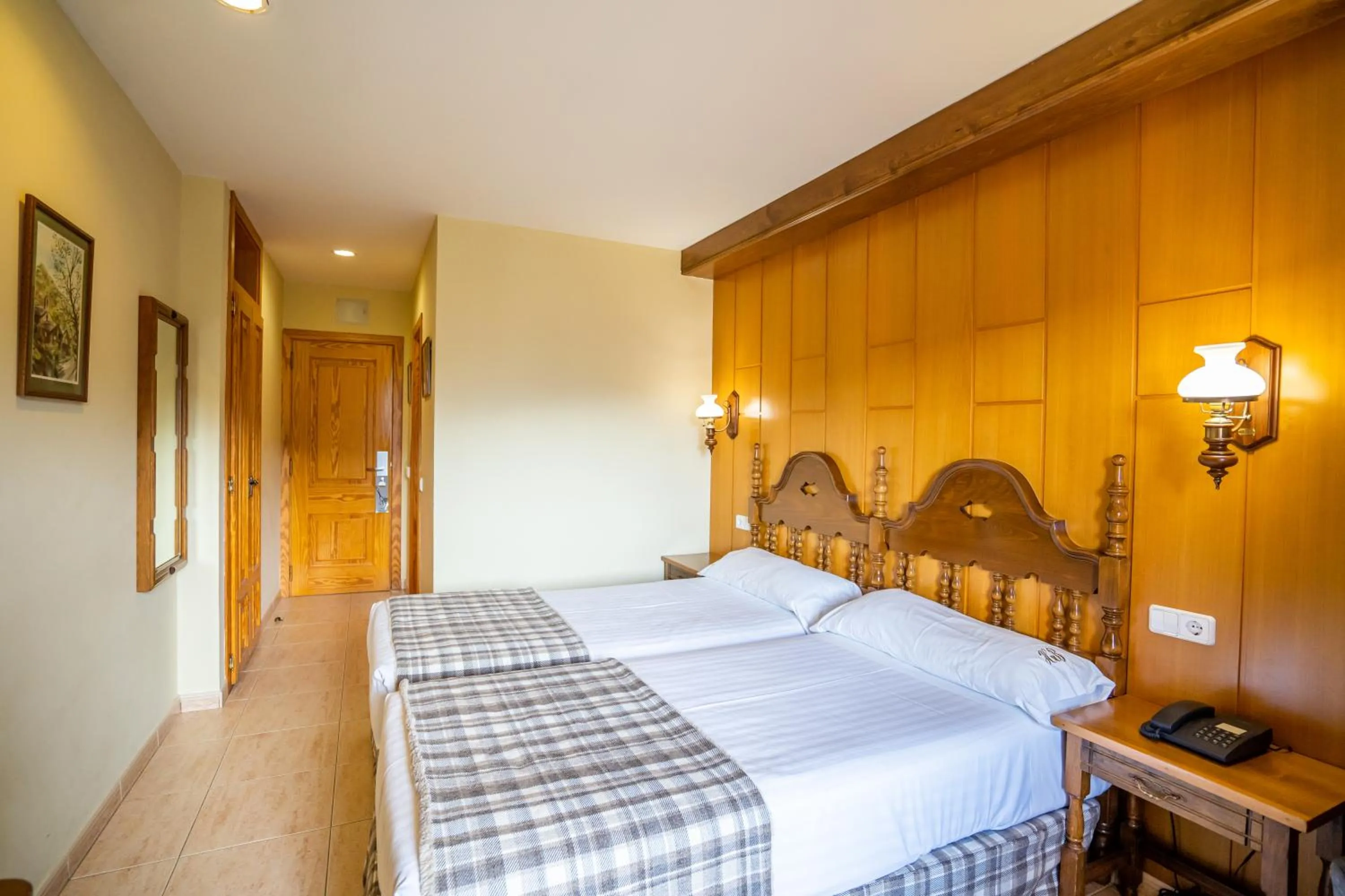 Bed in Abba Ordino Babot Hotel