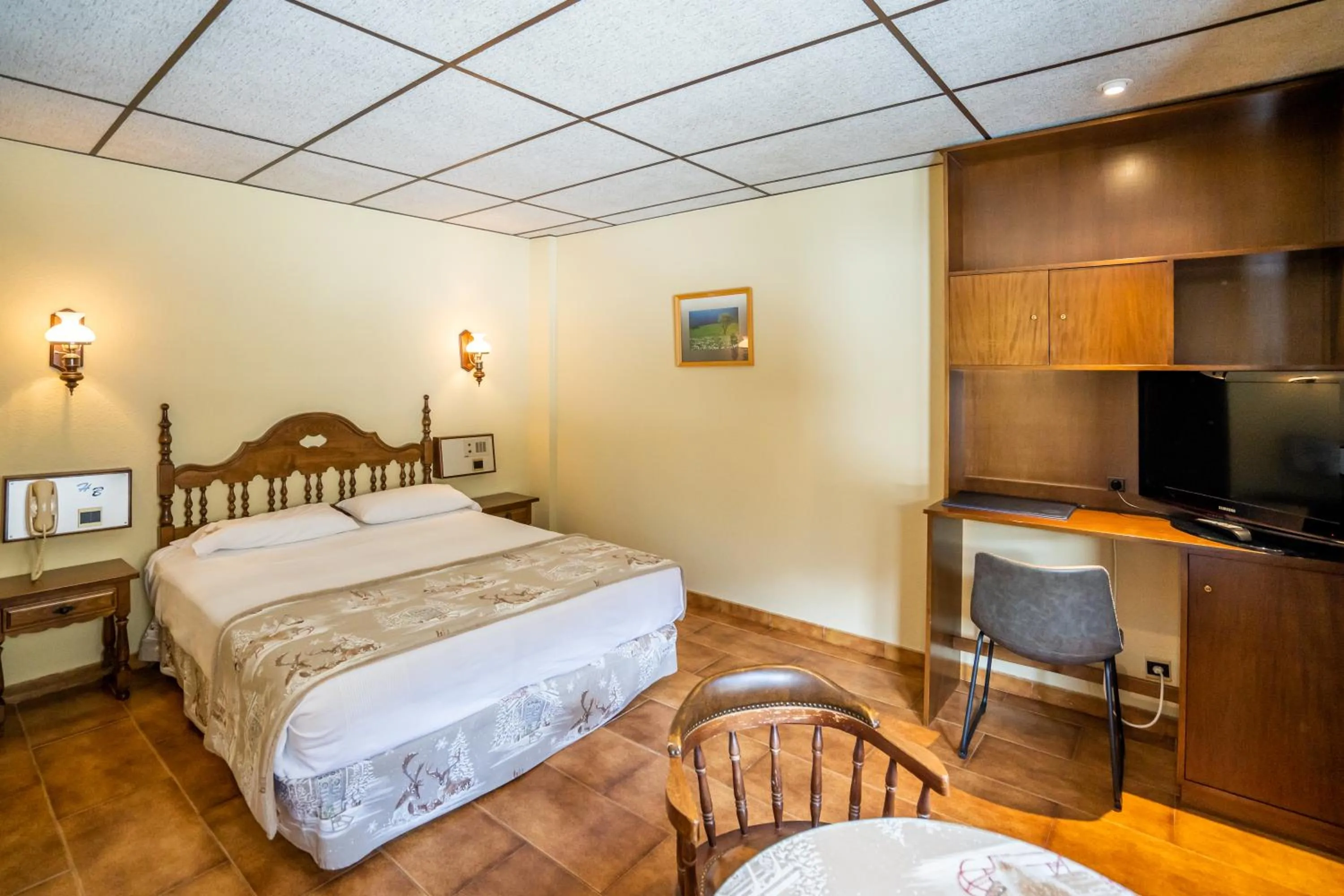 Bed in Abba Ordino Babot Hotel