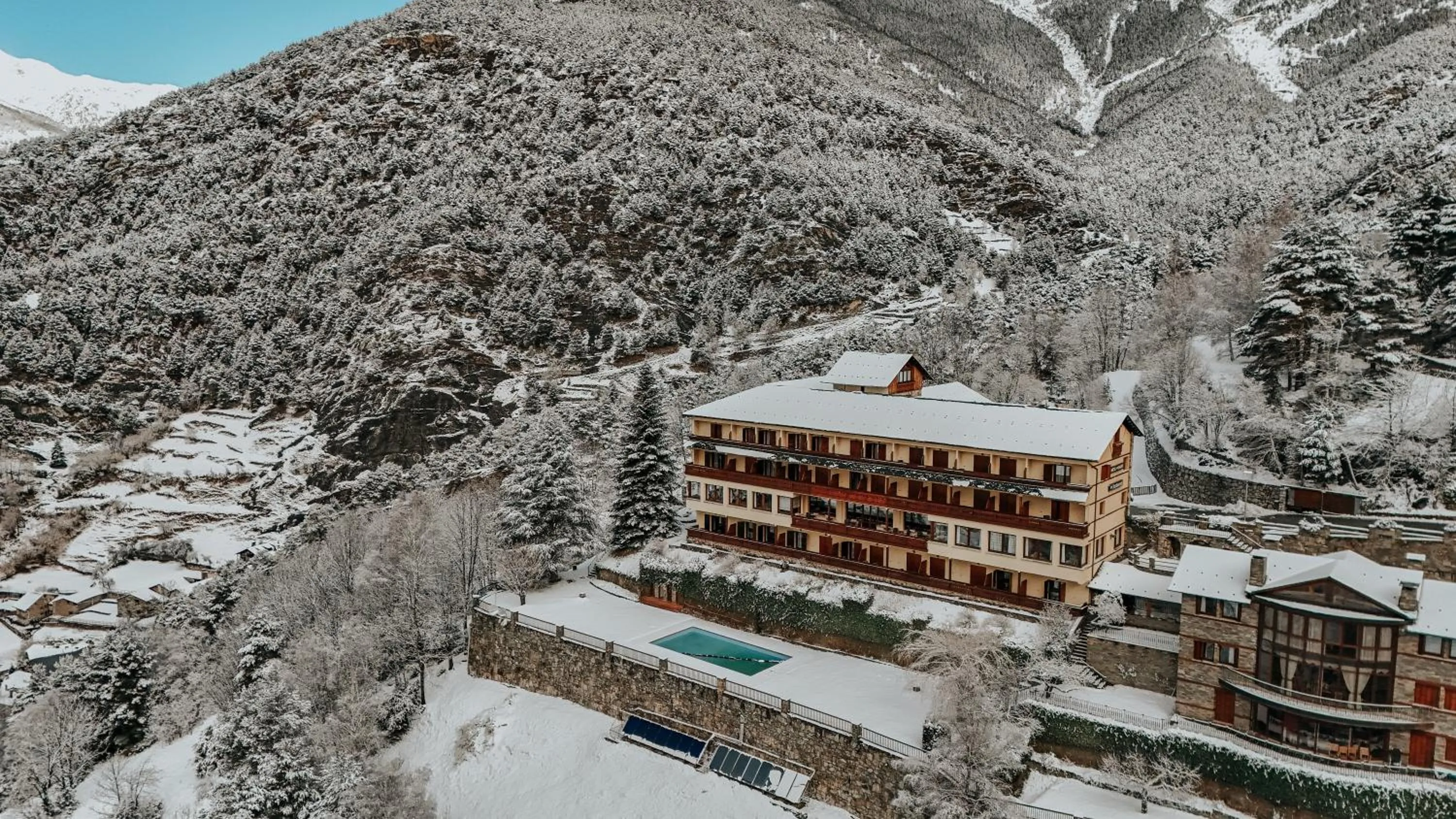 Property building in Abba Ordino Babot Hotel
