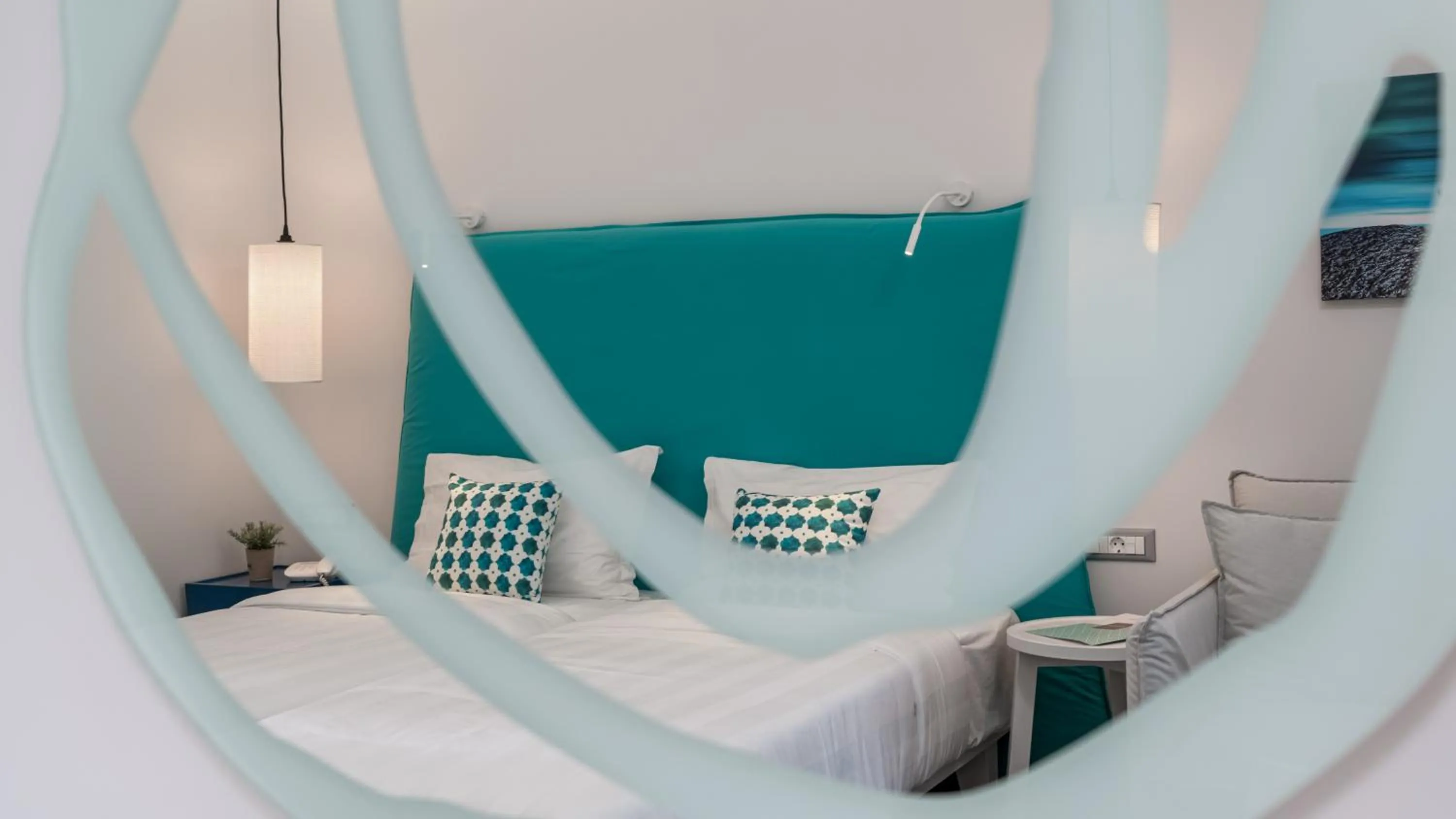 Bedroom, Bed in Acharavi Beach Hotel