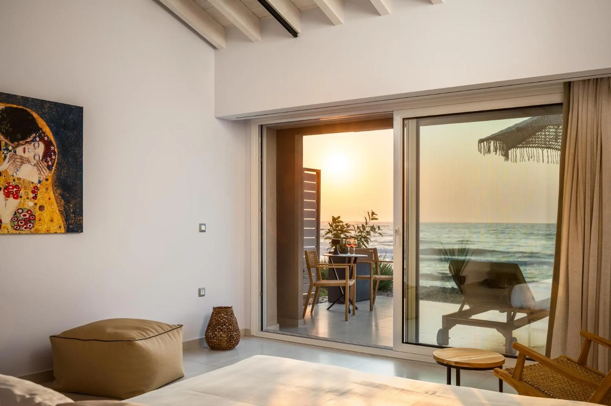 Balcony/Terrace in Acharavi Beach Hotel