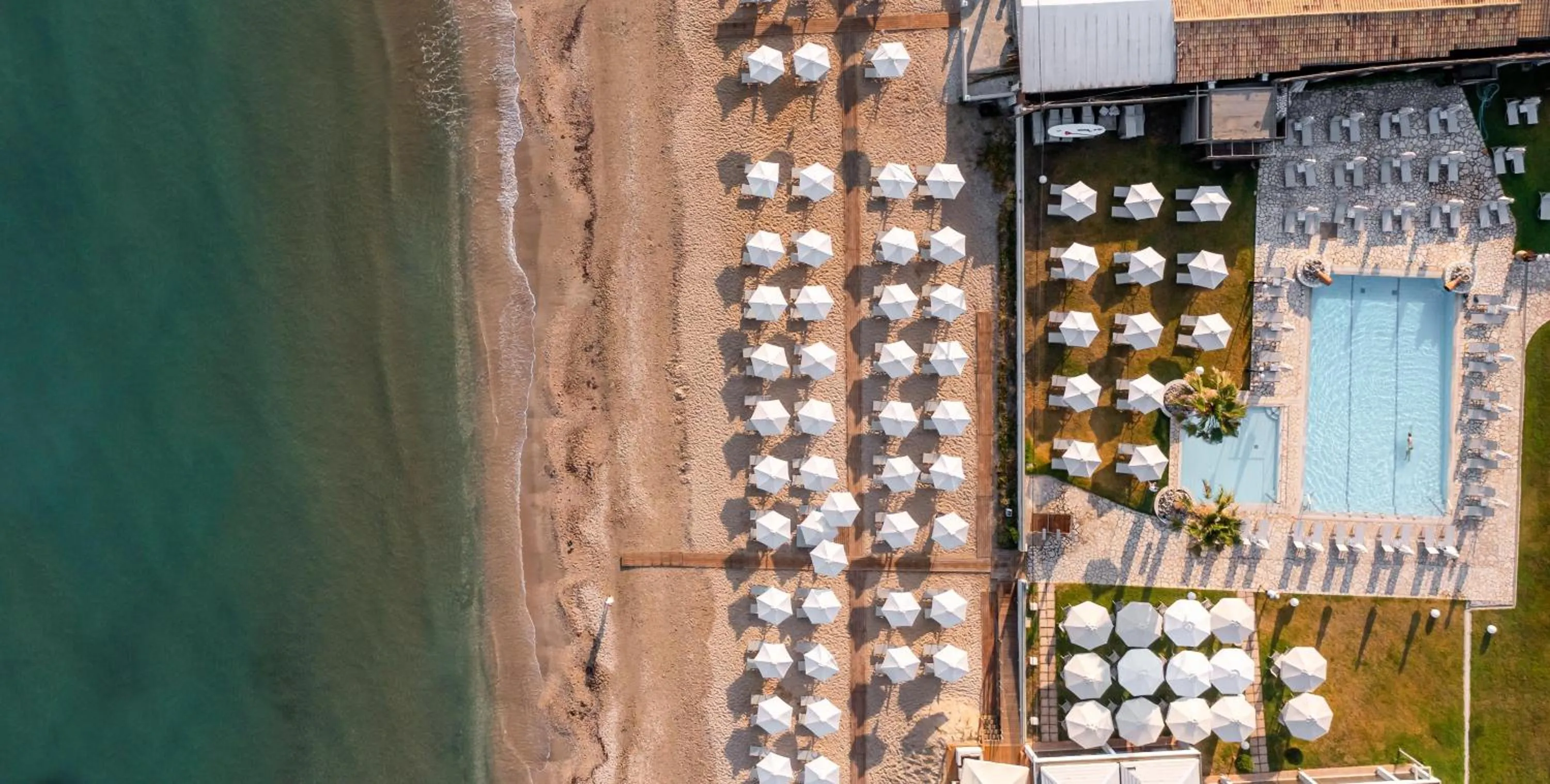 Beach in Acharavi Beach Hotel