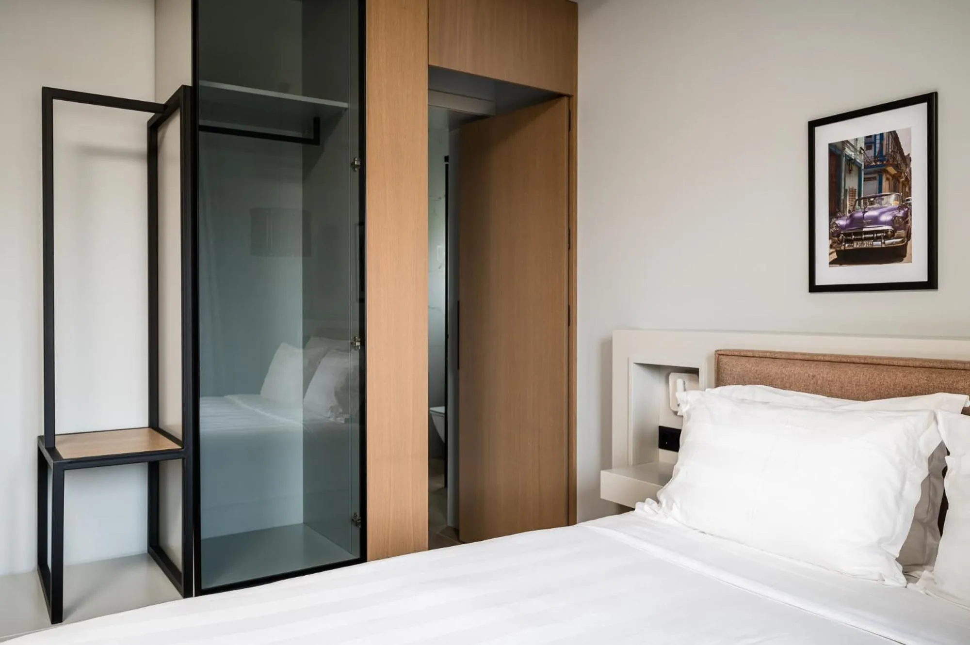 Bed in Acharavi Beach Hotel