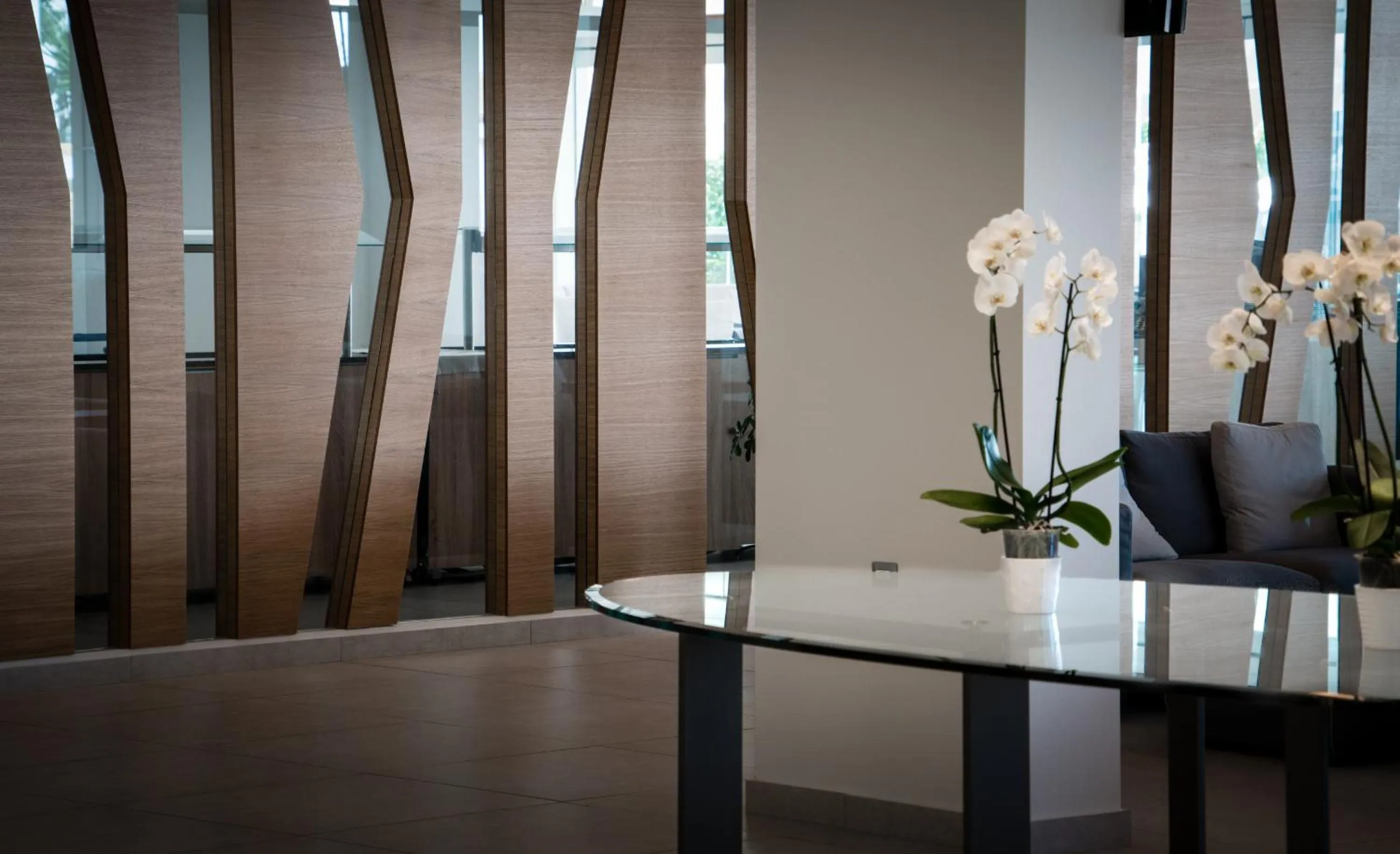 Living room in Acharavi Beach Hotel