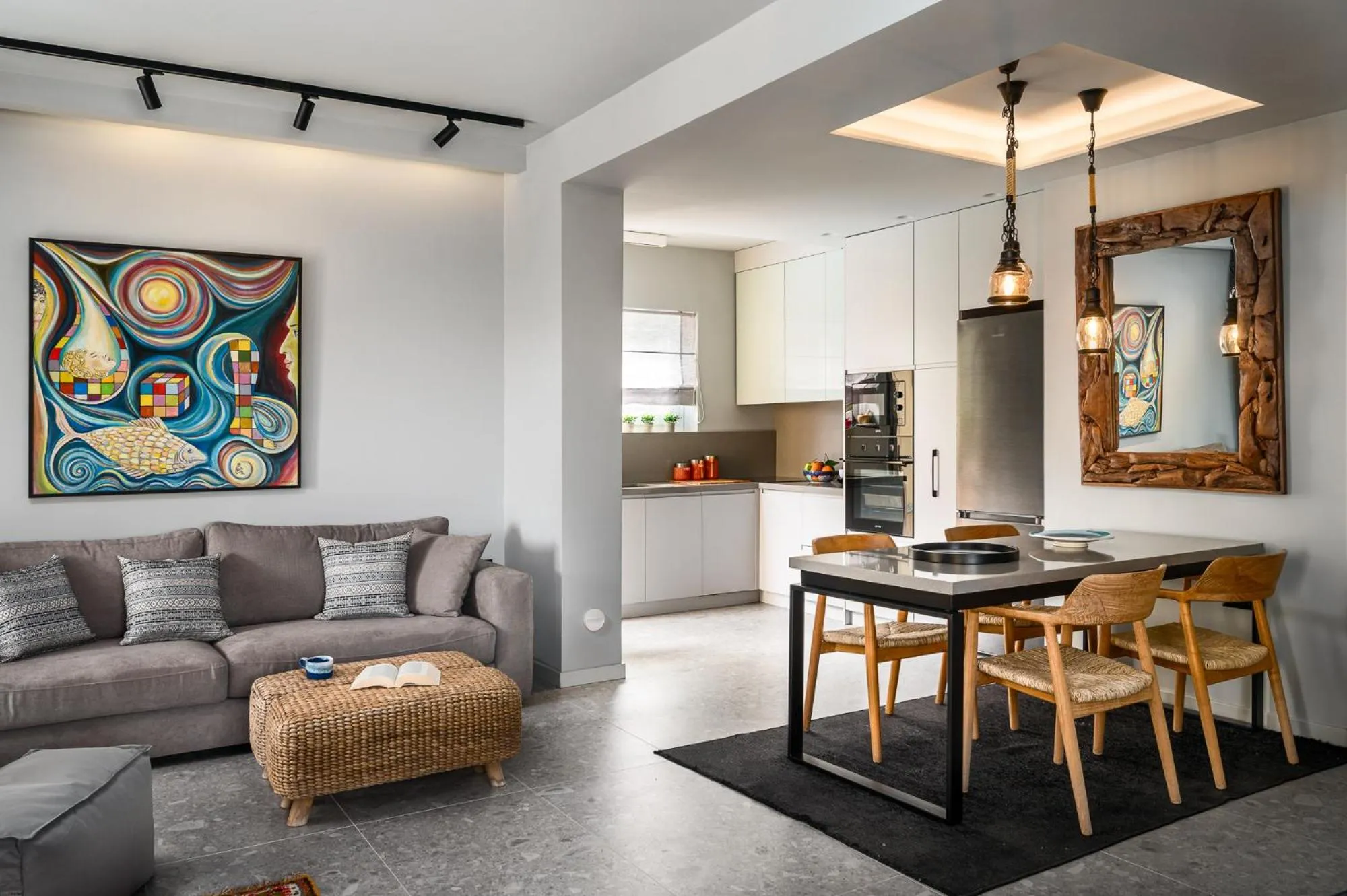 Kitchen or kitchenette in Acharavi Beach Hotel