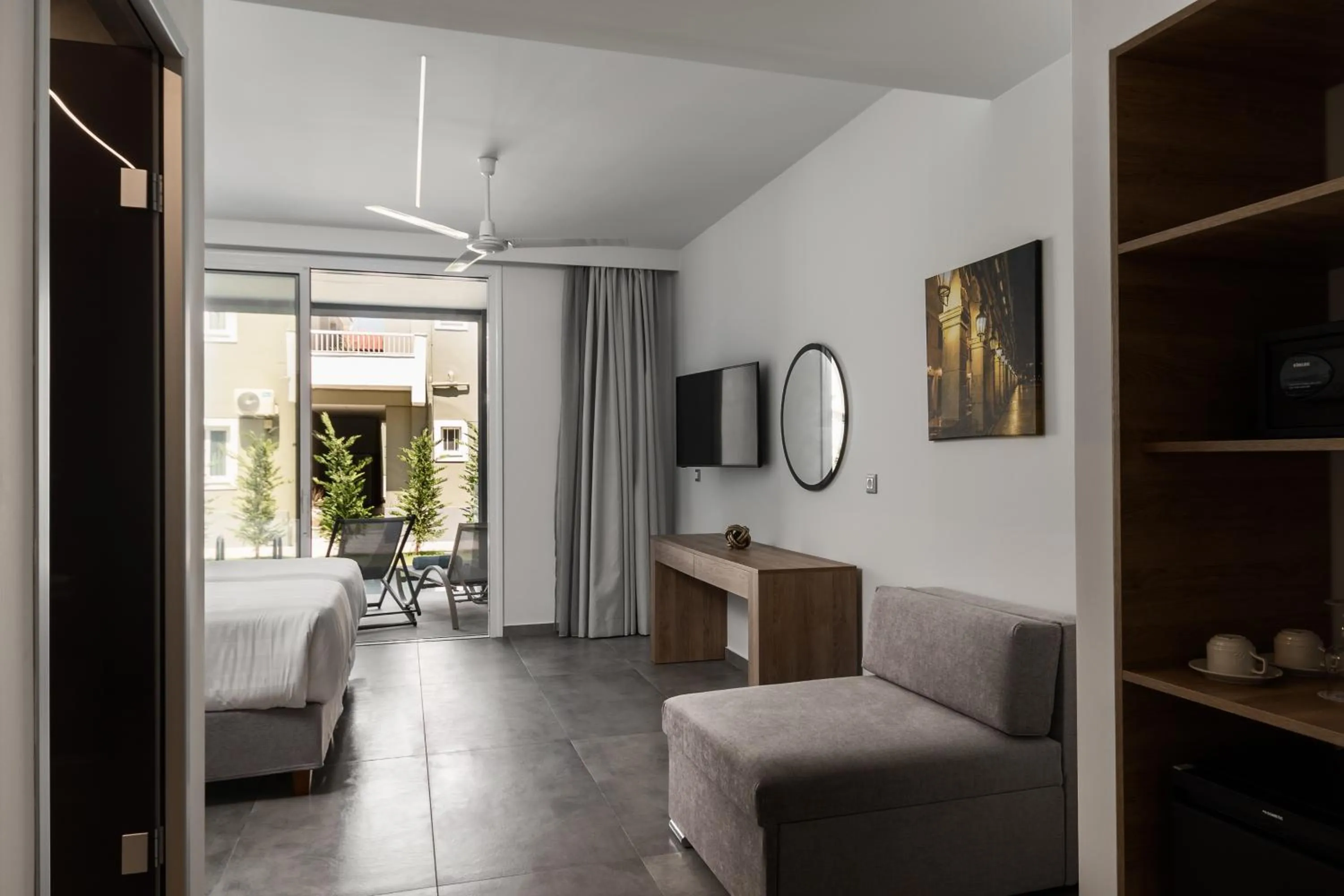 Bedroom in Acharavi Beach Hotel