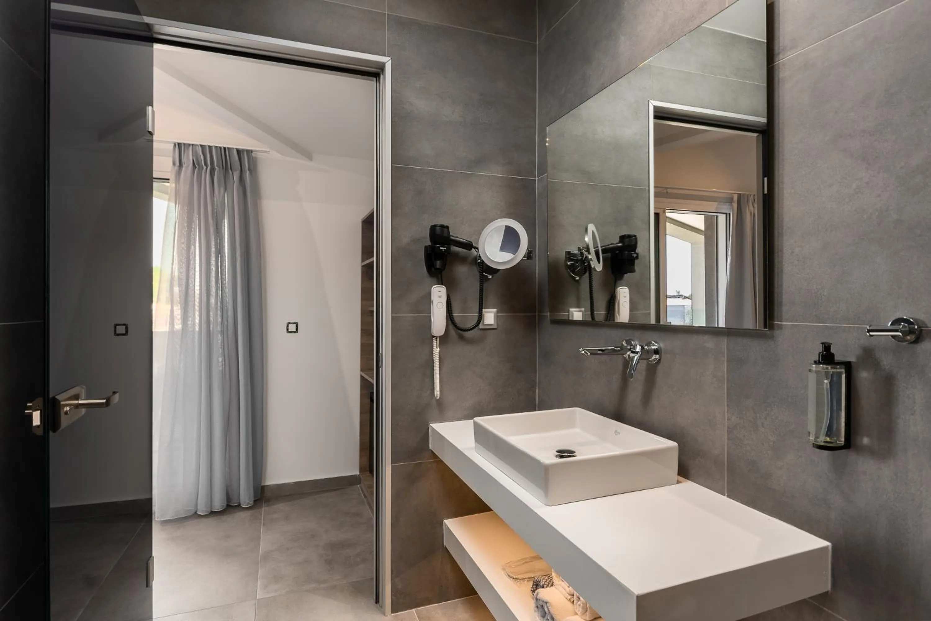 Bathroom in Acharavi Beach Hotel